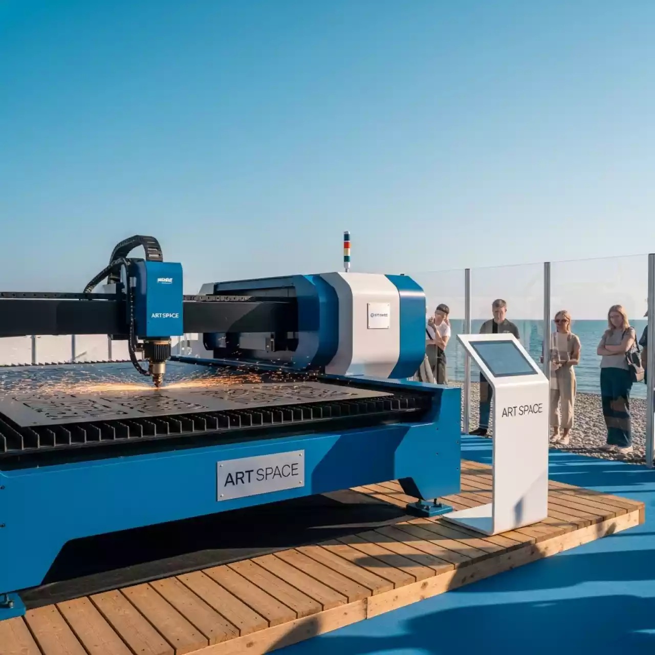 Аренда Лазерный станок B Power A4015T6 6000W на пляже «Маяк» — ART SPACE