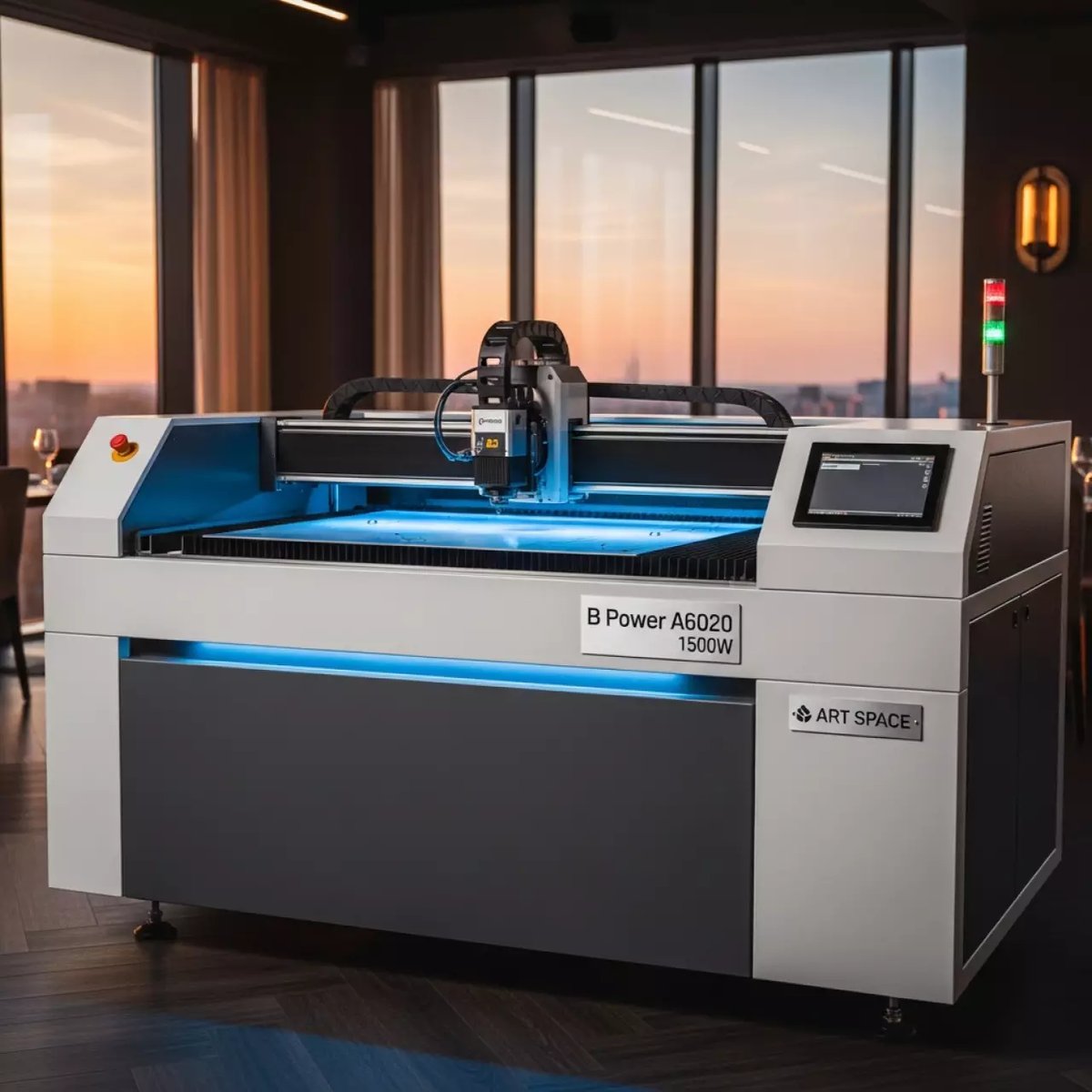 Аренда Лазерный станок B Power A6020 1500 W в ресторане «Высота 5642» — ART SPACE