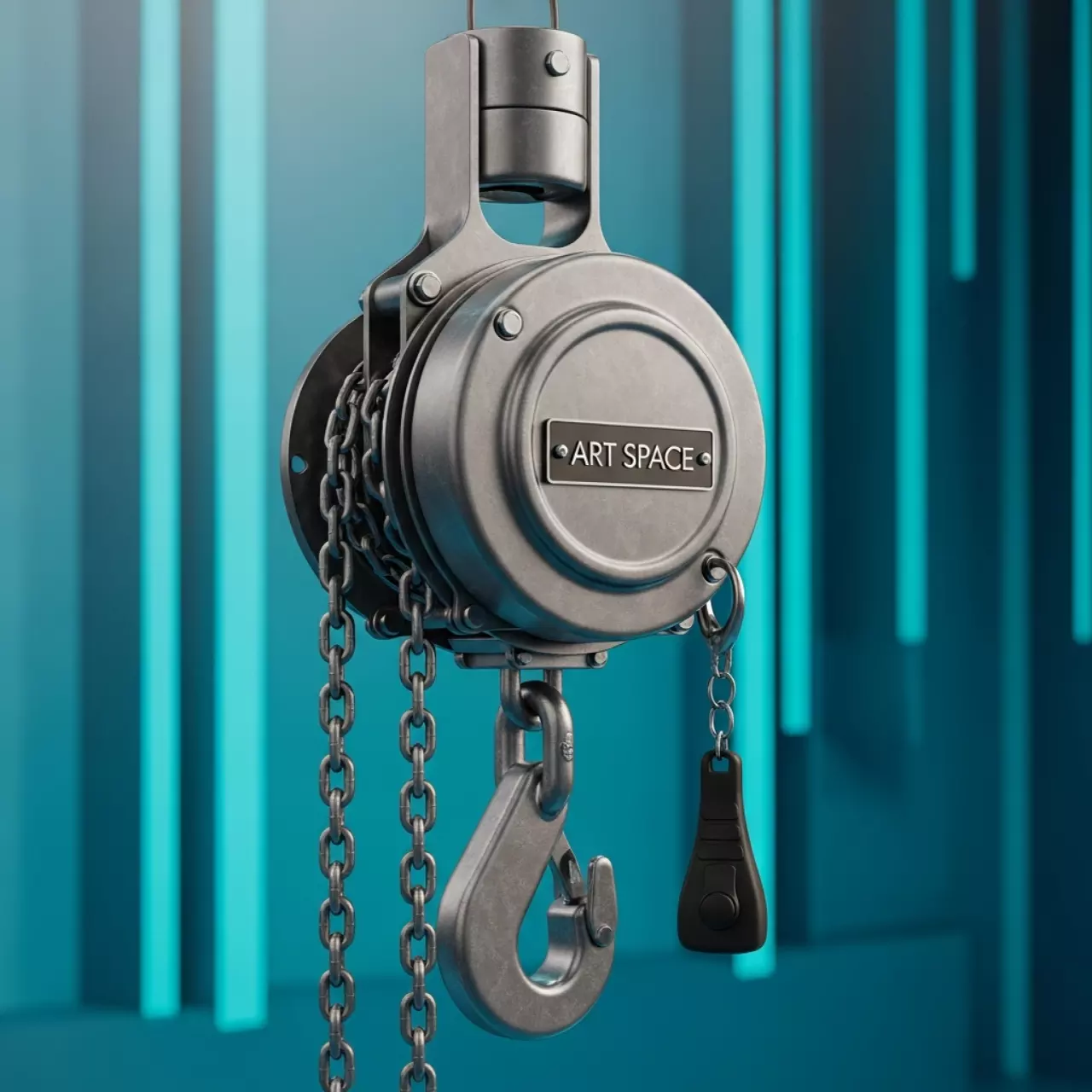 Аренда Лебедка Chain Master BGV D8 1 тонна на Медальной площади — ART SPACE