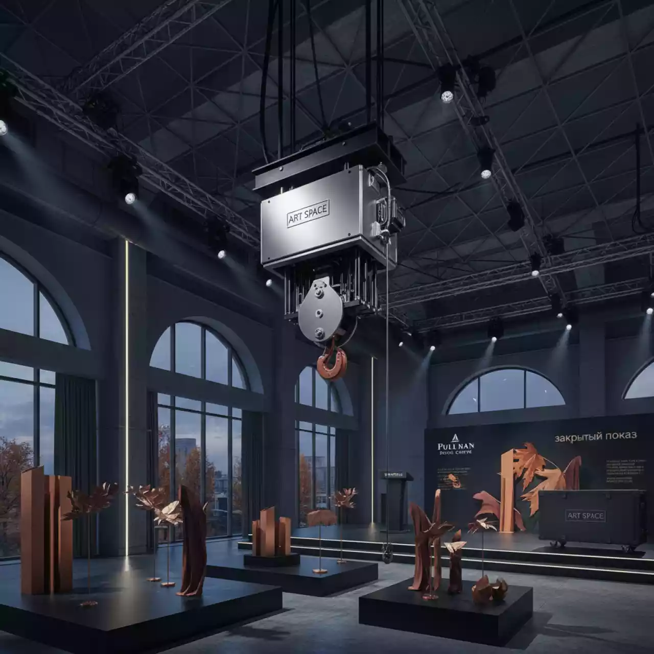 Аренда Лебедка электрическая ChainMaster г п 1000 кг в Pullman Sochi Centre — ART SPACE