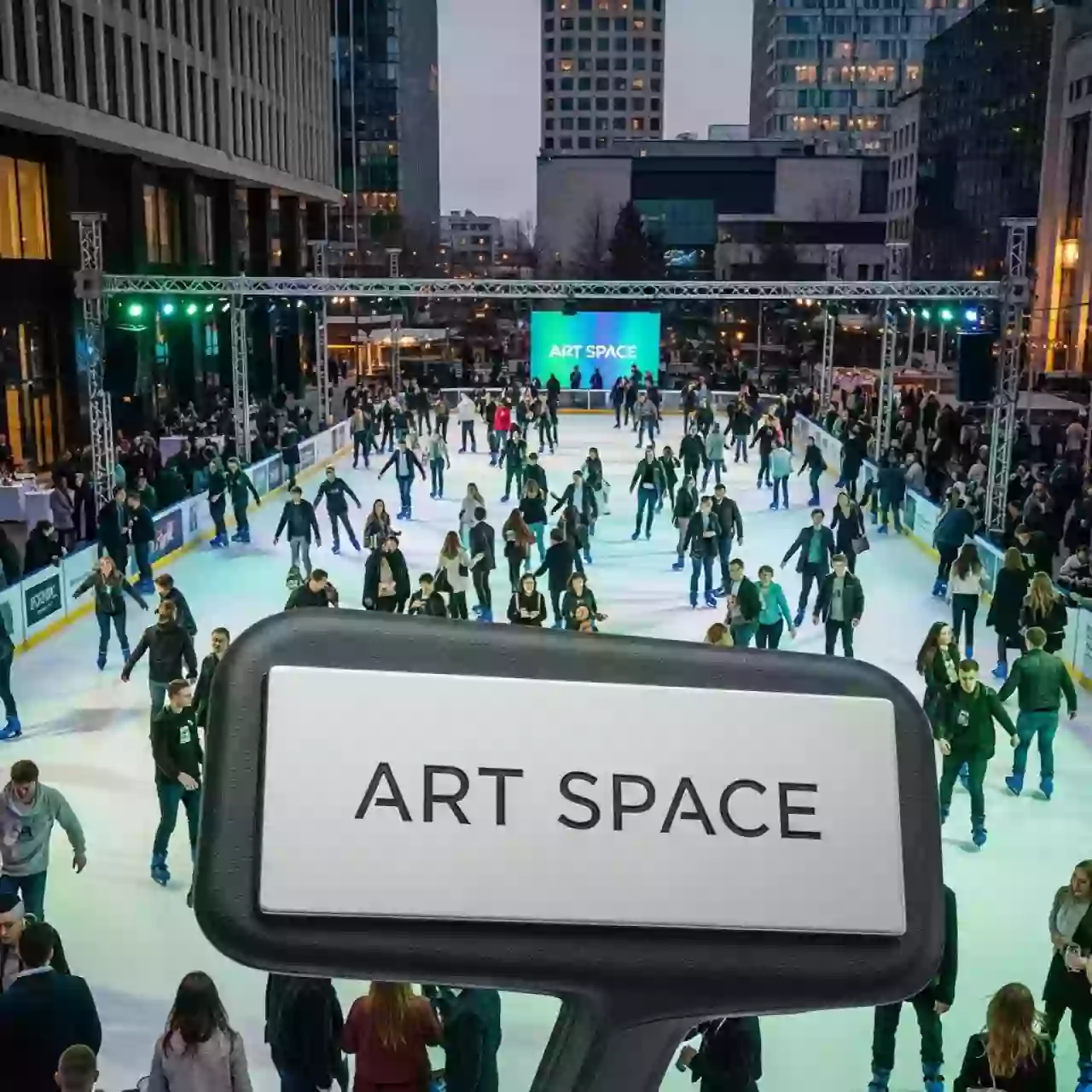 Аренда Лед искусственный на Медальной площади — ART SPACE