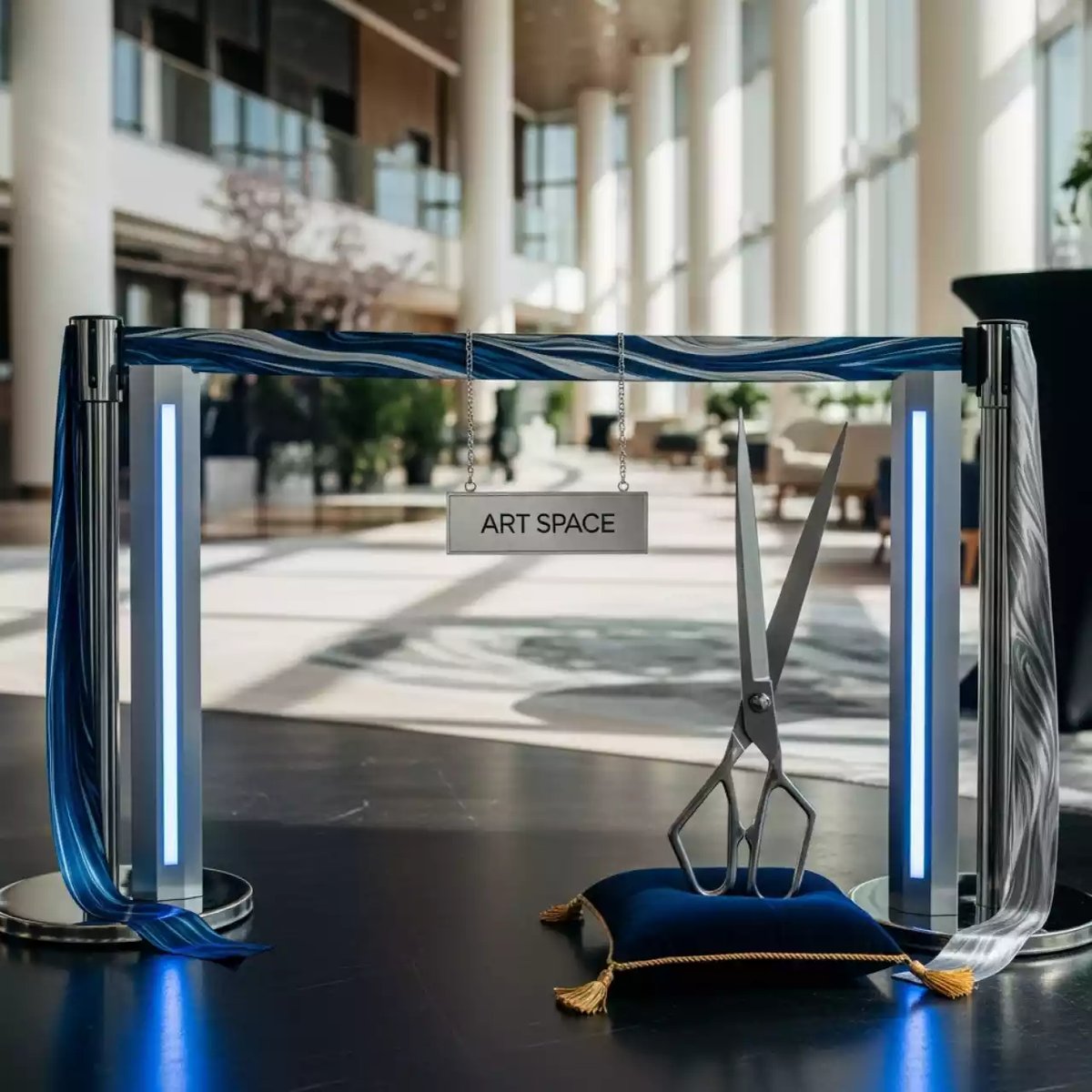 Аренда Лента для перерезания на презентации в Stella di Mosca — ART SPACE