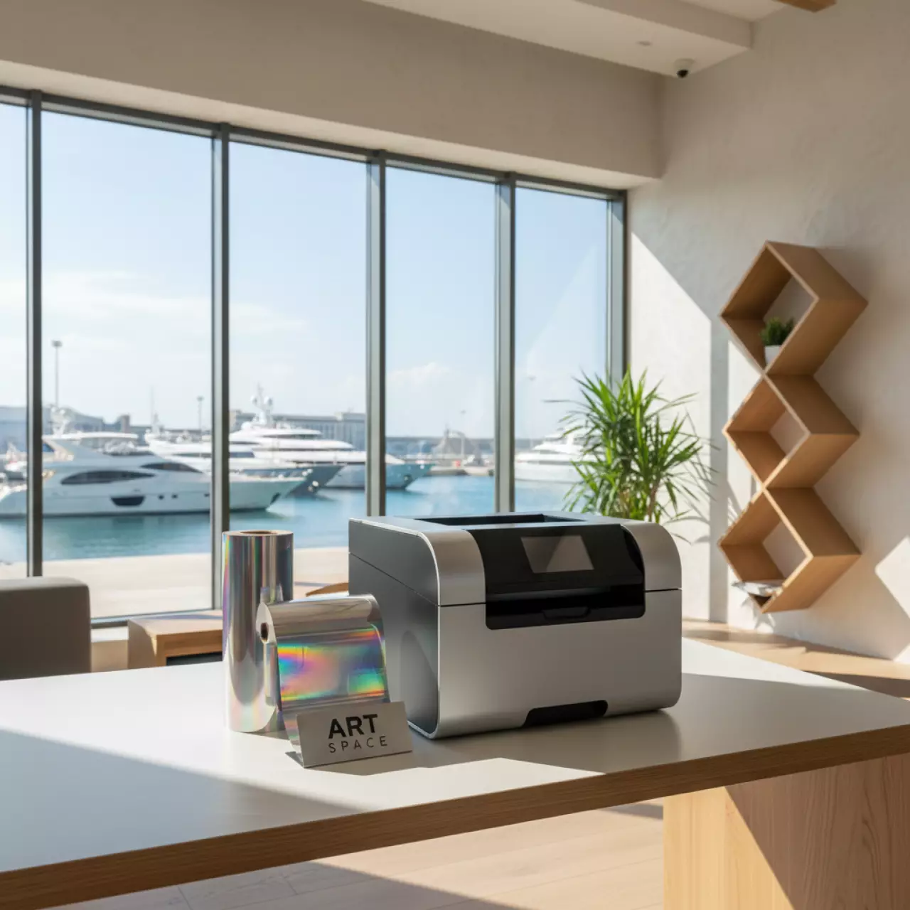 Аренда Лента ламинационная голографическая IDP Celestial Advent SOLID 810 ASOL8 HPF 1 00 CG2 на территории Морпорта Сочи — ART SPACE