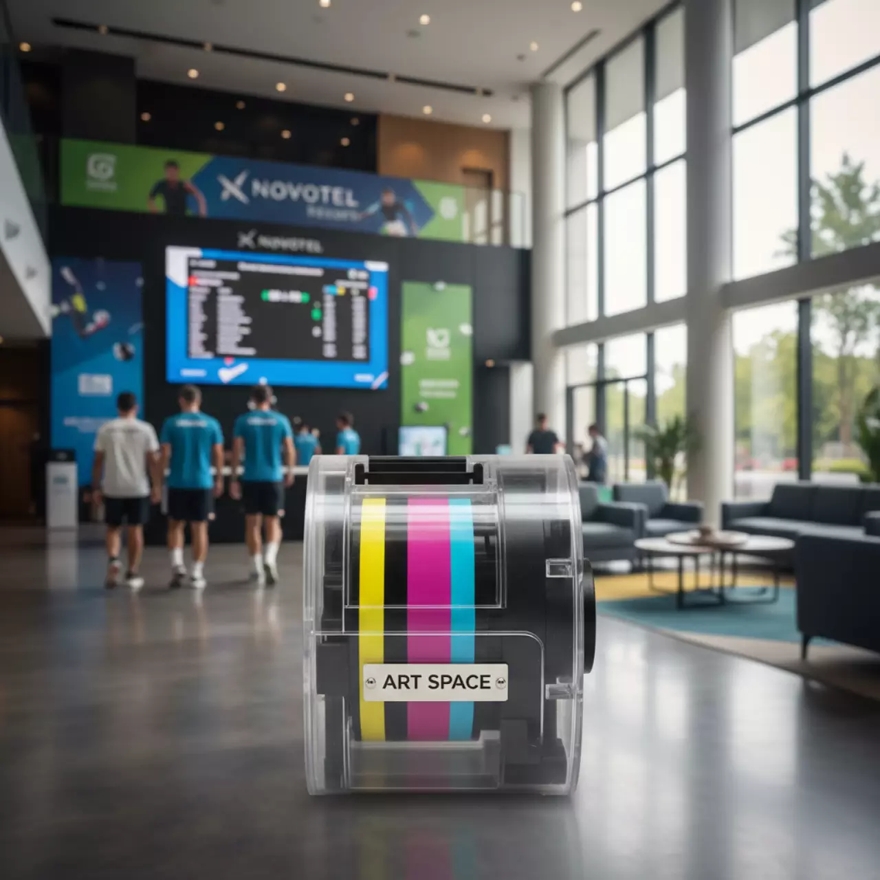 Аренда Лента полноцветная YMCKO с чистящим роликом в Novotel Resort — ART SPACE