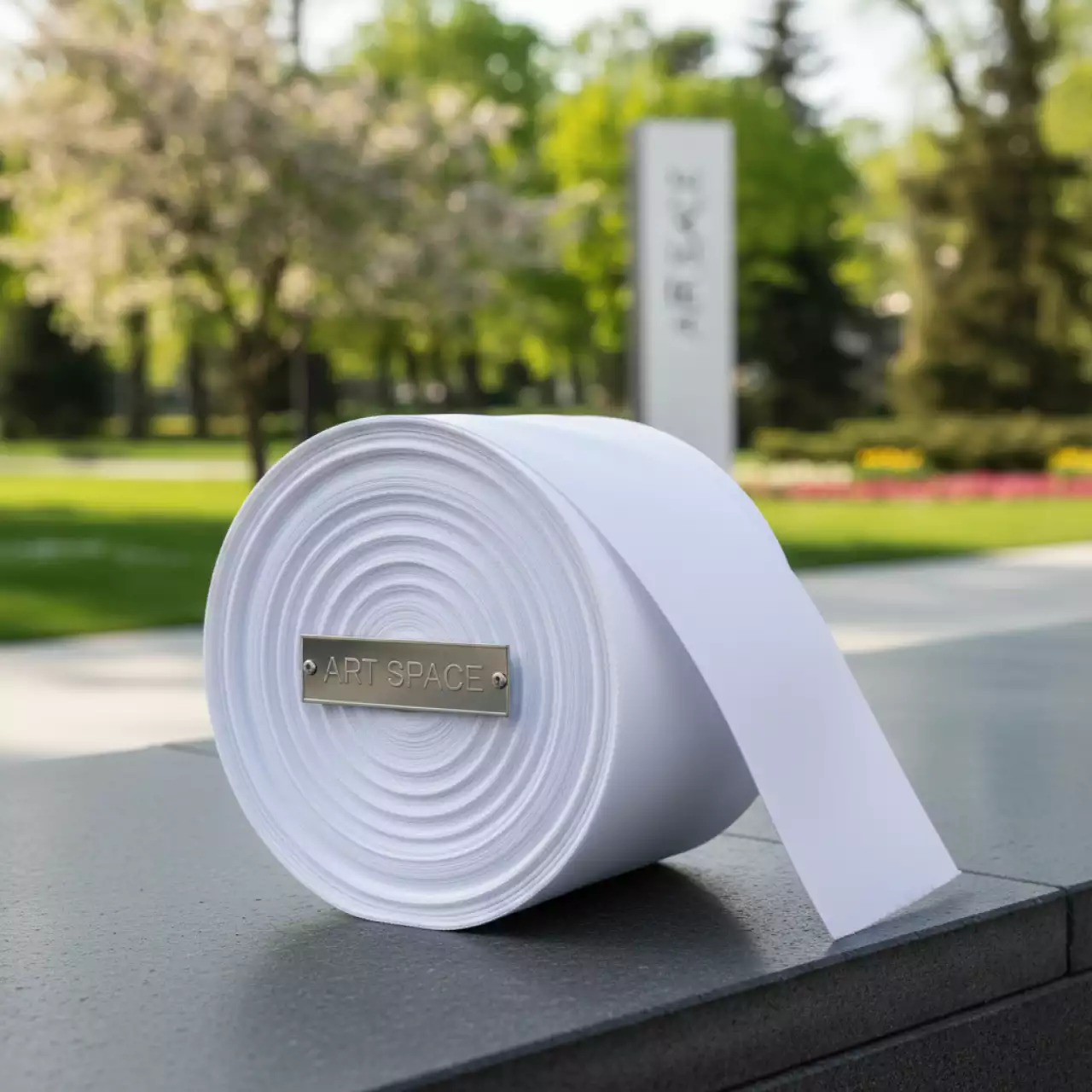 Аренда Лента текстильная нейлон 50 мм x 200 м белая в парке «Ривьера» — ART SPACE