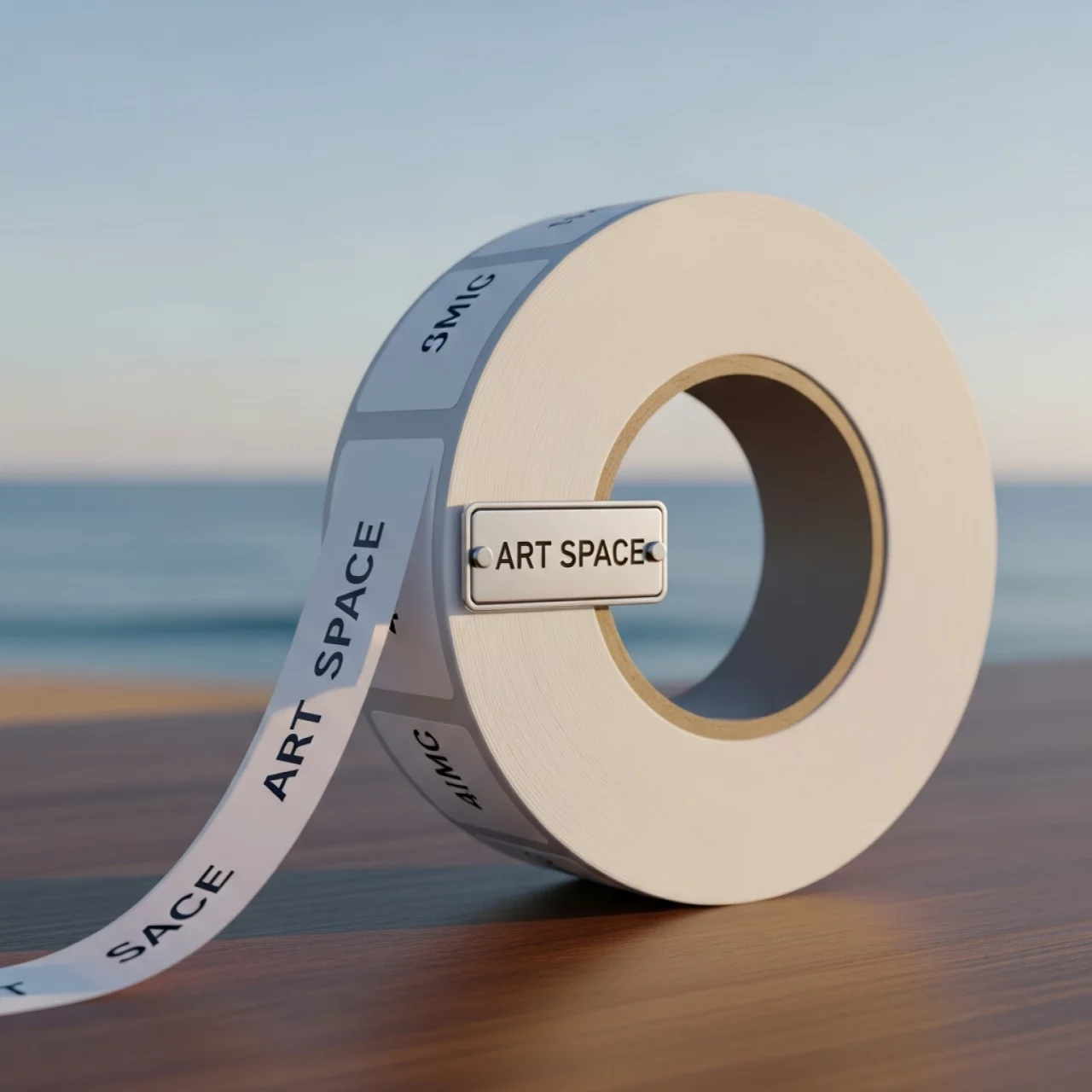 Аренда Лента Vell VL 231CH с чипом 12 мм черный на белом на пляже «Ривьера» — ART SPACE