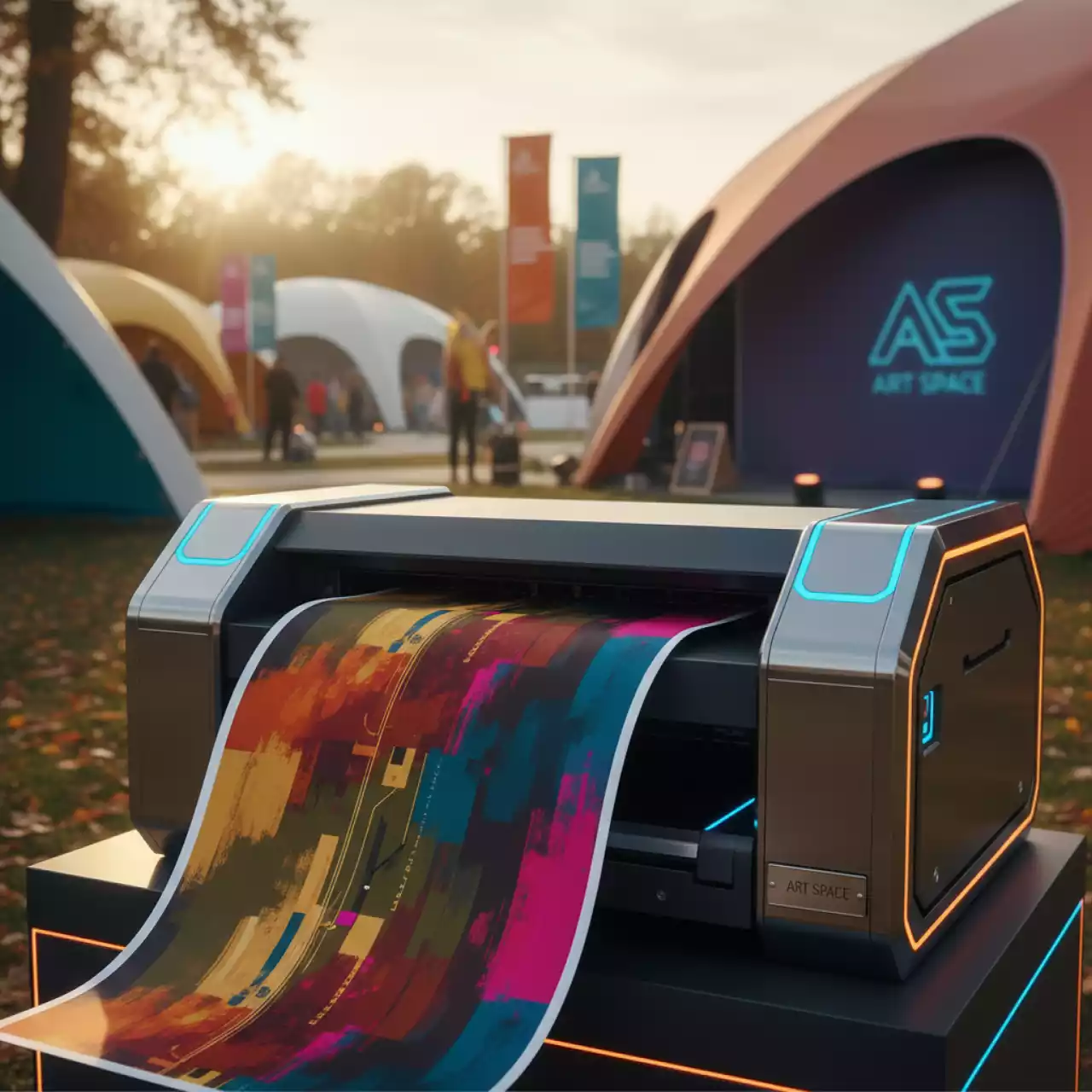 Аренда Лента YMCKK для Advent Solid 810 в парке «Ривьера» — ART SPACE