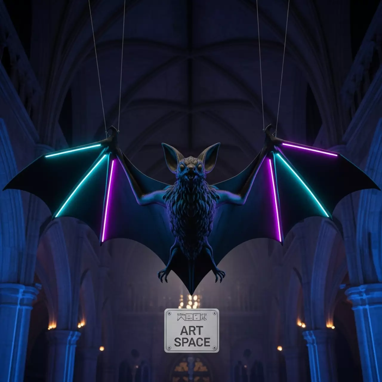 Аренда Летучая мышь большая в отеле «Богатырь» — ART SPACE
