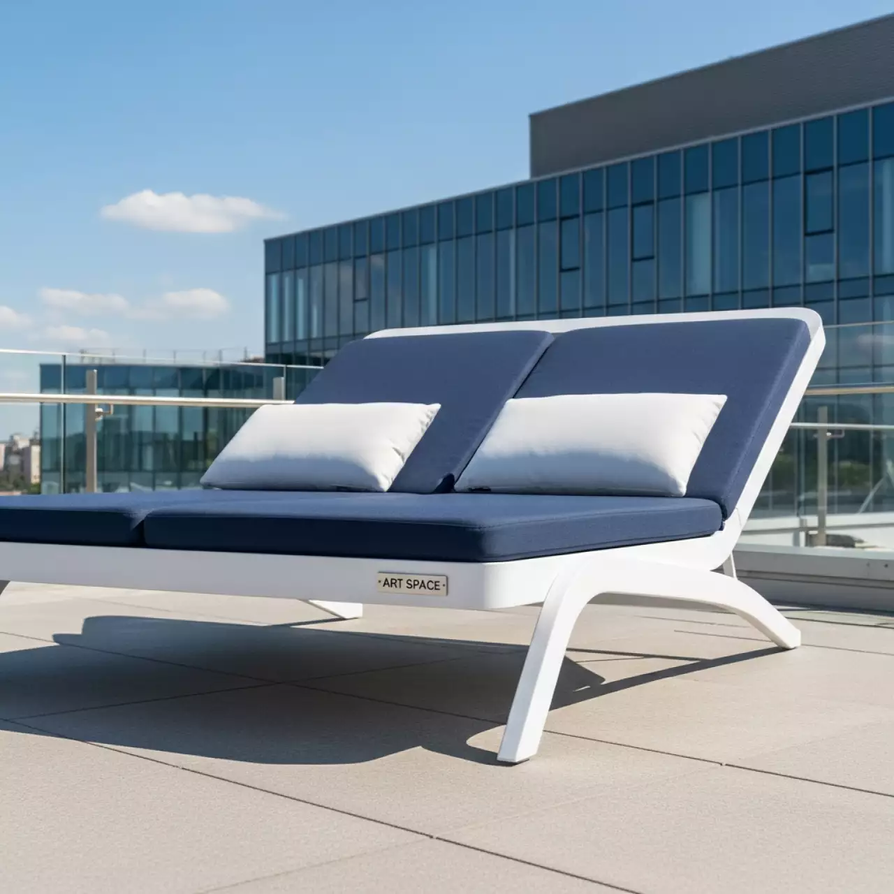 Аренда Лежак лаунж двухместный Infinity в Университете «Сириус» — ART SPACE