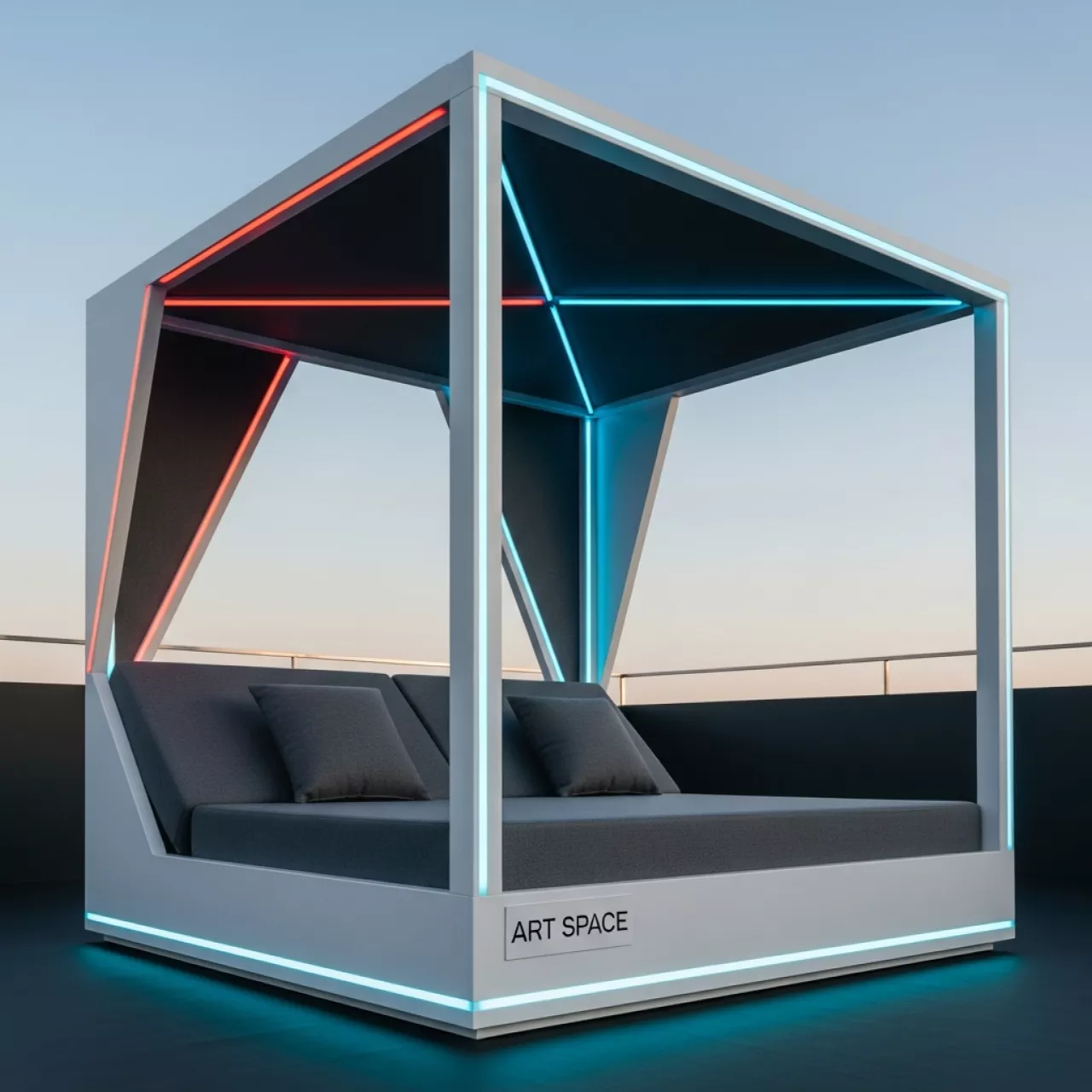 Аренда Лежак лаунж с козырьком Vela Basic в Сочи Парк Отеле — ART SPACE