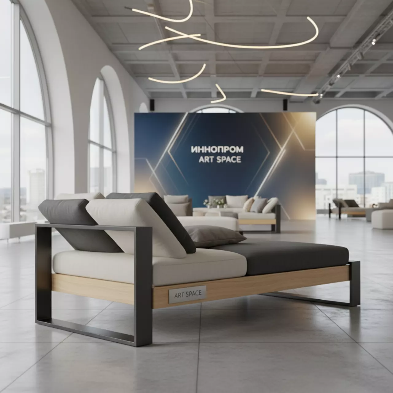 Аренда Лежак лаунж с подушками Zenit в гранд-отеле «Жемчужина» — ART SPACE