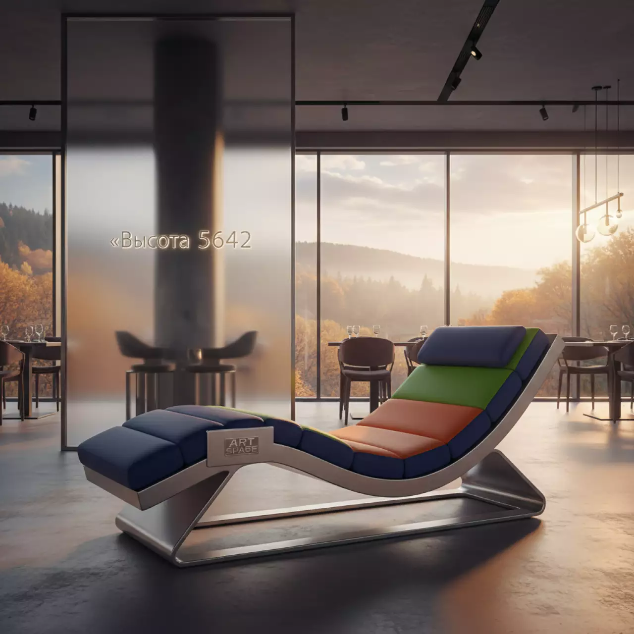 Аренда Лежак металлический с матрасом Esedra в ресторане «Высота 5642» — ART SPACE