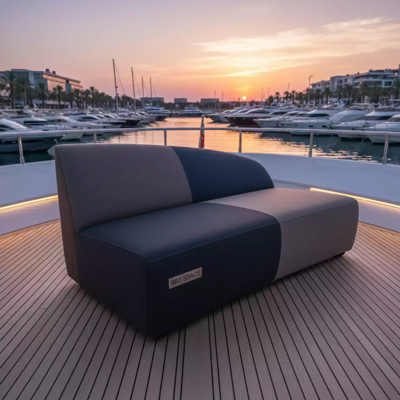 Аренда Лежак мягкий Viper на VIP-яхте (Имеретинский порт) — ART SPACE