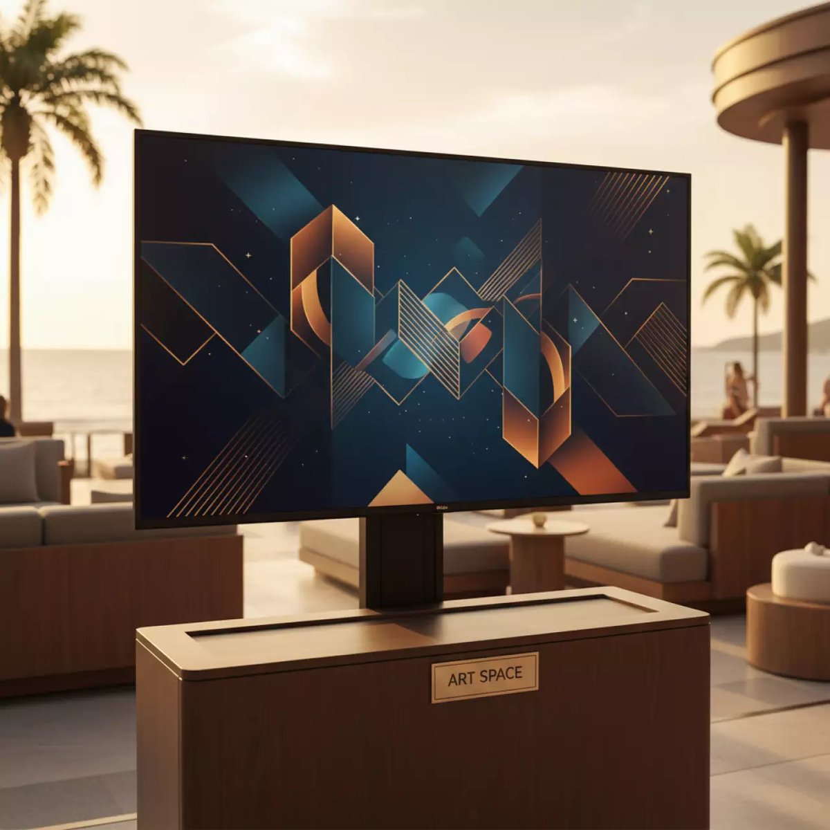 Аренда Лифт для ТВ VenSet TS600 экран до 30 дюймов в пляжном клубе Del Mar — ART SPACE