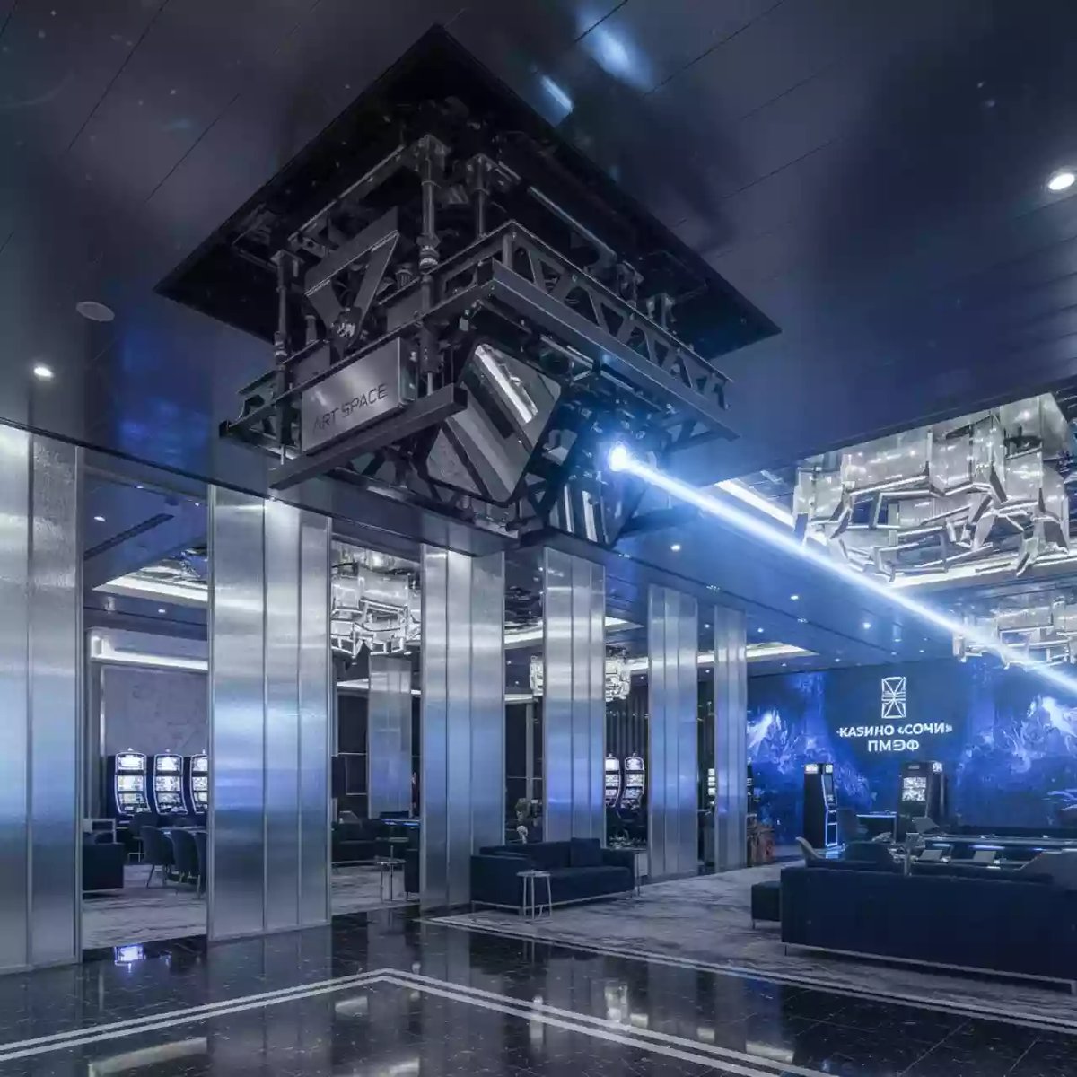 Аренда Лифтовая зеркальная система Audipack MKT 265WS в казино «Сочи» — ART SPACE