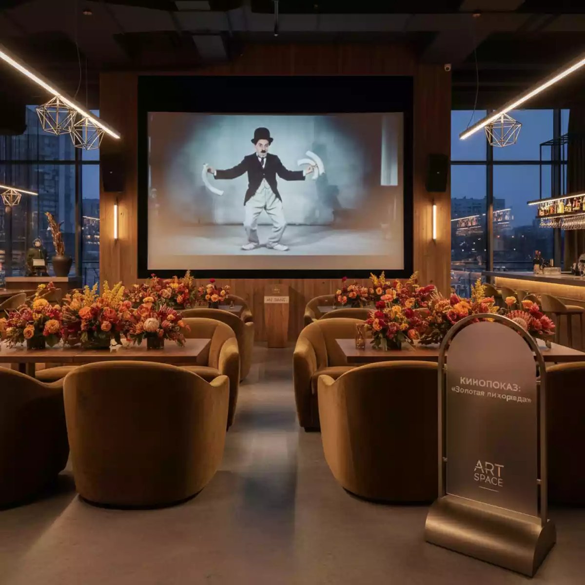 Аренда Лихорадка золотая в ресторане «Высота 5642» — ART SPACE