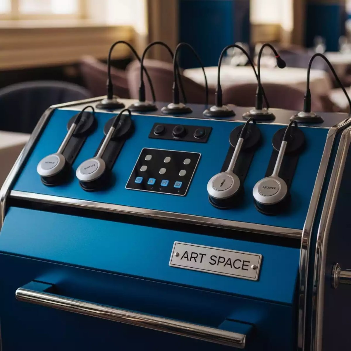 Аренда Лингафонный кабинет мобильный LinguaMatic 16 мест в ресторане «Паруса» — ART SPACE