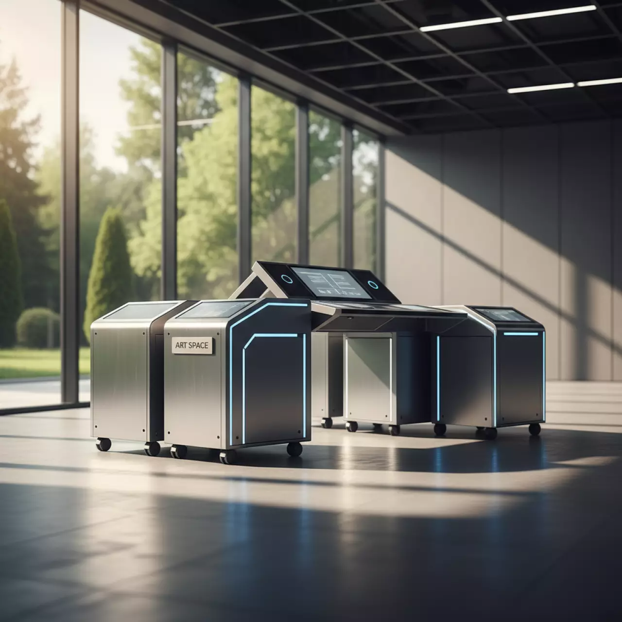 Аренда Лингафонный кабинет мобильный Норд М рабочее место ученика в санатории «Русь» — ART SPACE