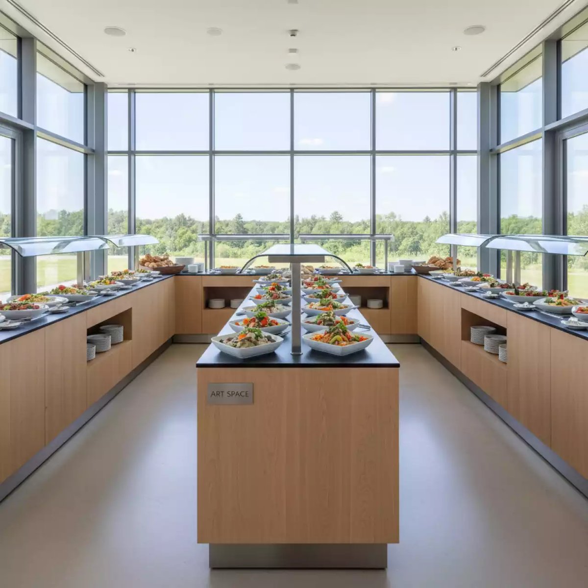 Аренда Линия раздаточная для кейтеринга в Novotel Resort — ART SPACE