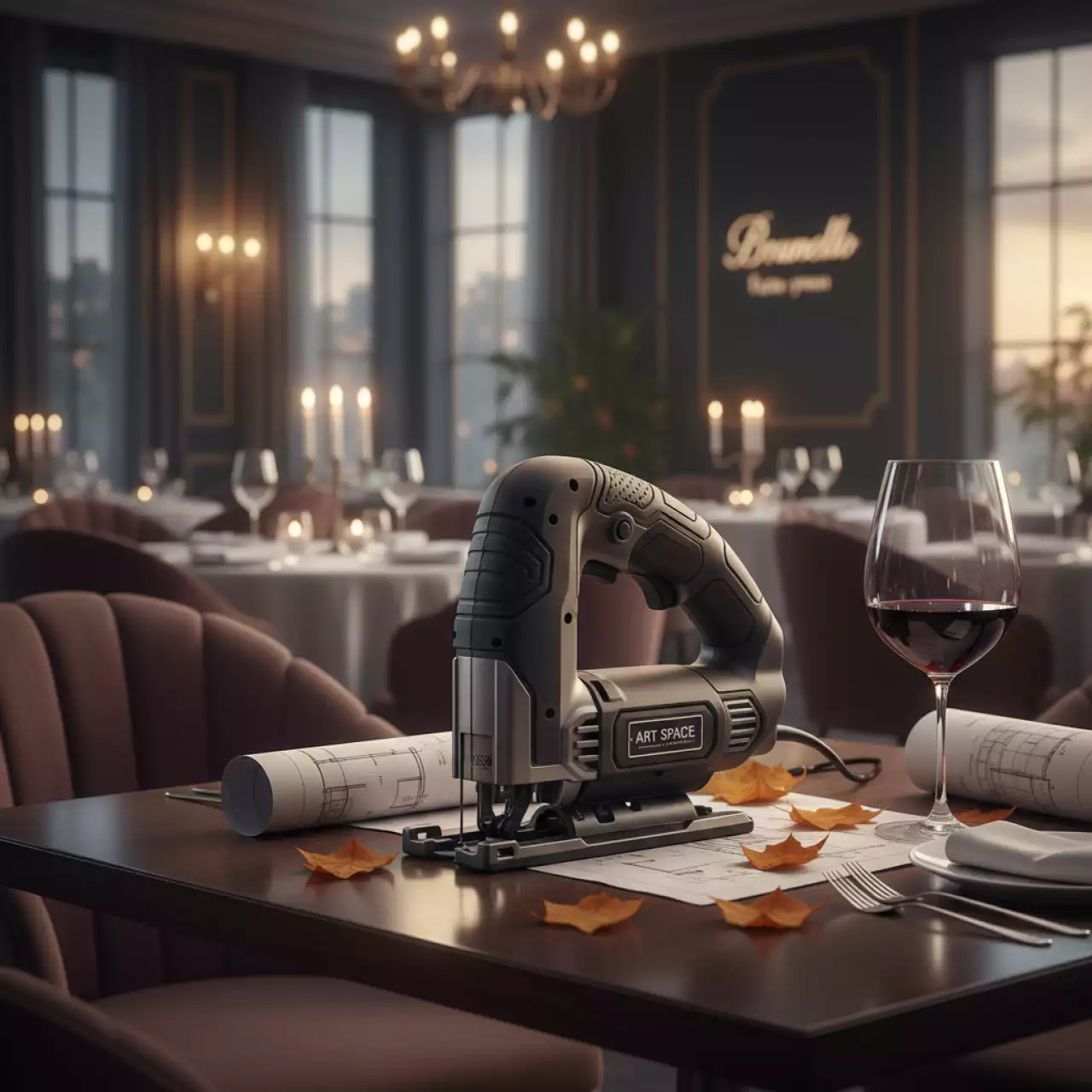 Аренда Лобзики 18 V в ресторане «Brunello» — ART SPACE