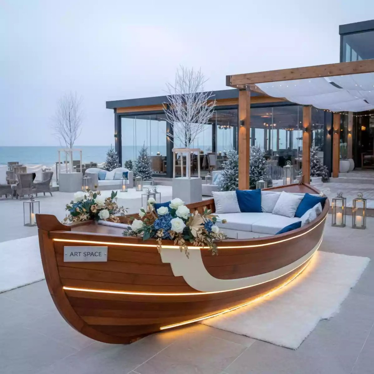 Аренда Лодочки в пляжном комплексе VinoGrad — ART SPACE