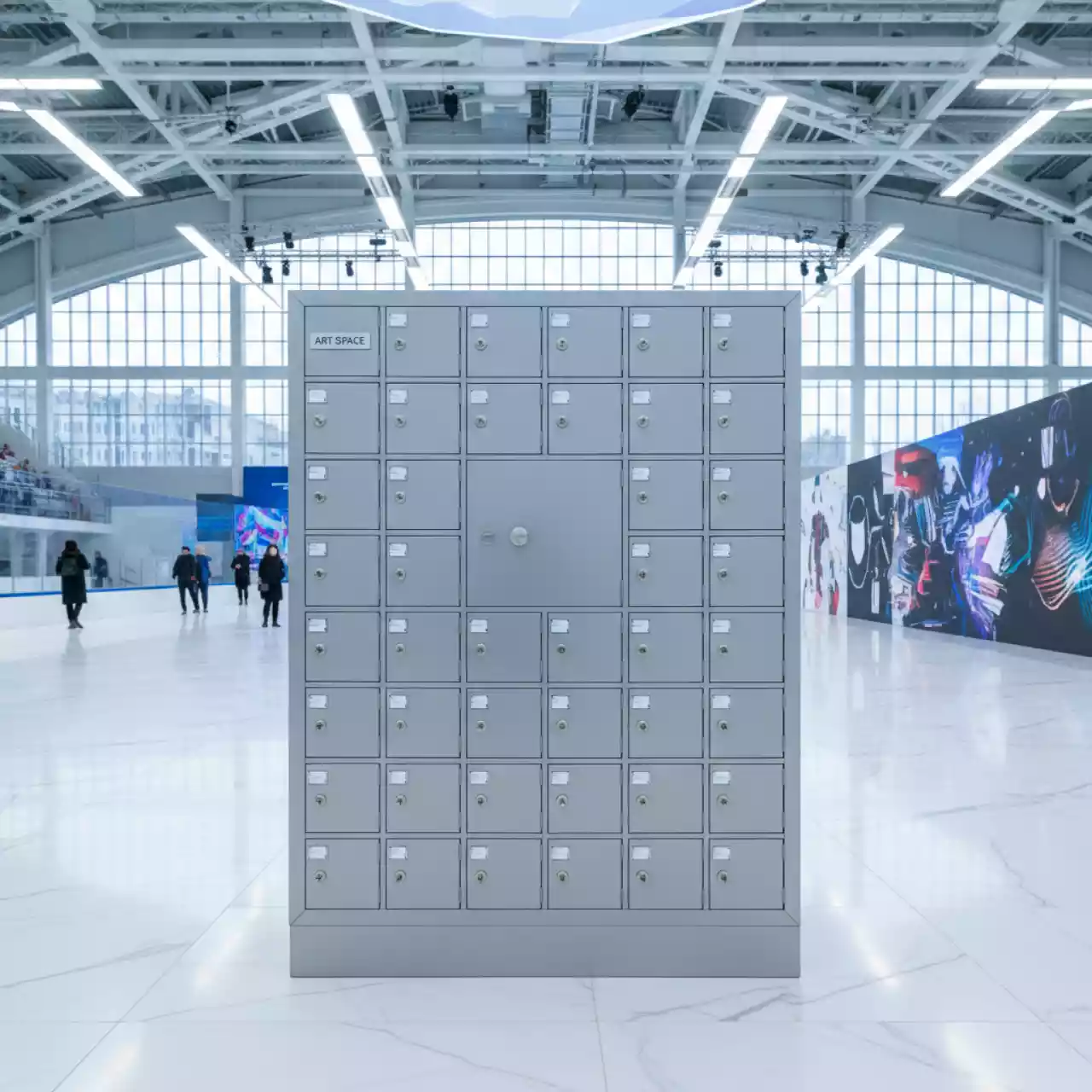 Аренда Локер сейфовый 81 ячейка в ледовом дворце «Большой» — ART SPACE