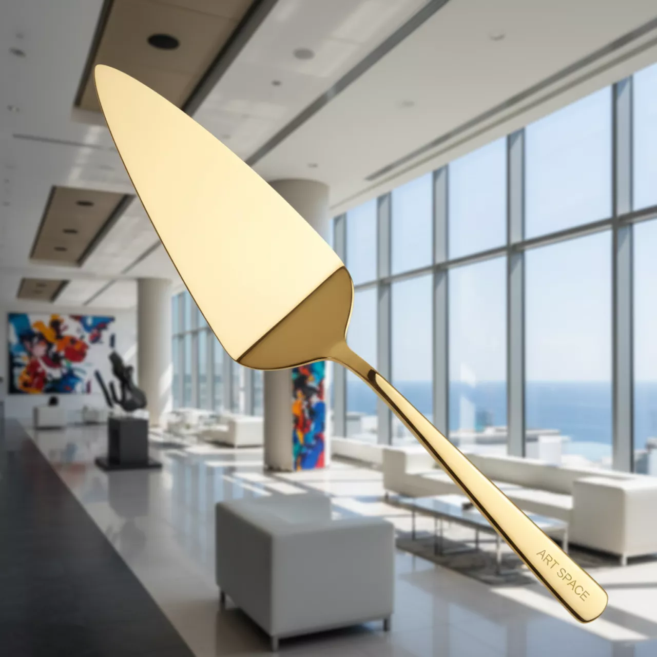 Аренда Лопатка для торта Gold в отеле Hyatt Regency Sochi — ART SPACE