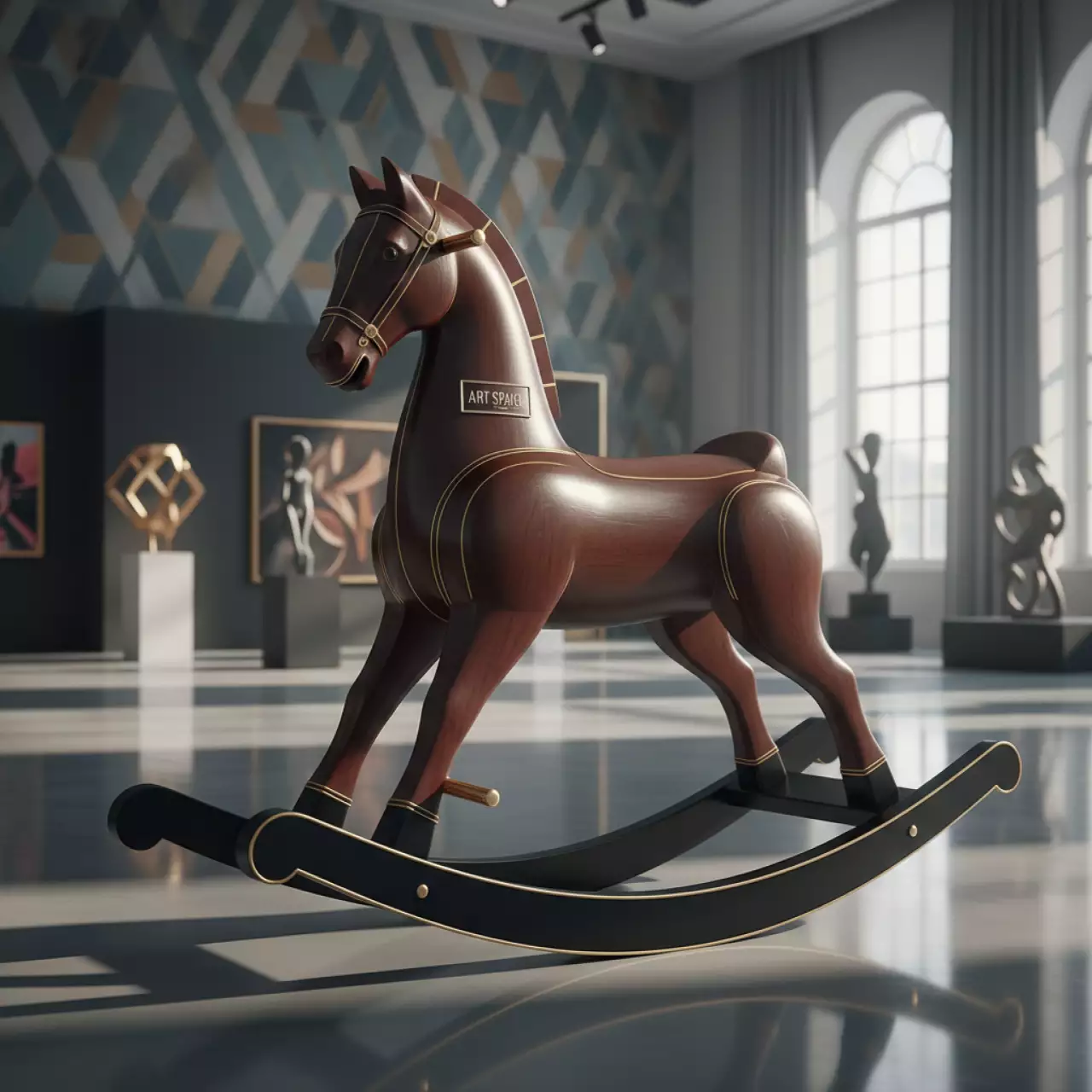 Аренда Лошадка качалка деревянная в Imeretinskiy Hotel — ART SPACE