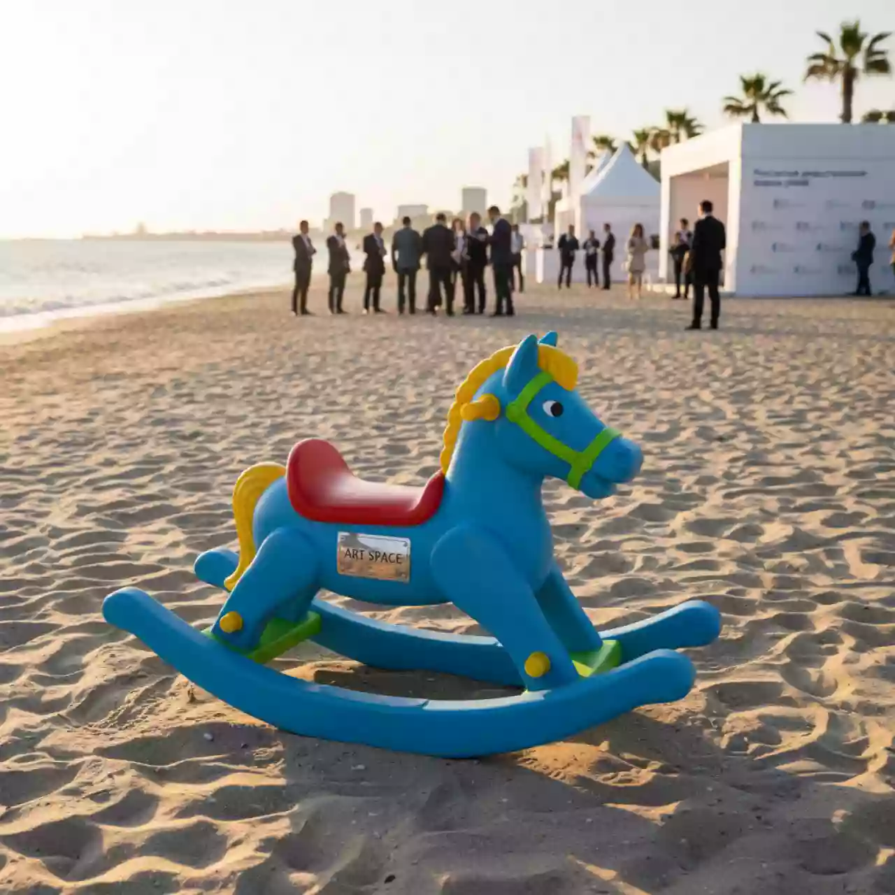 Аренда Лошадка качалка Pony на пляже «Ривьера» — ART SPACE