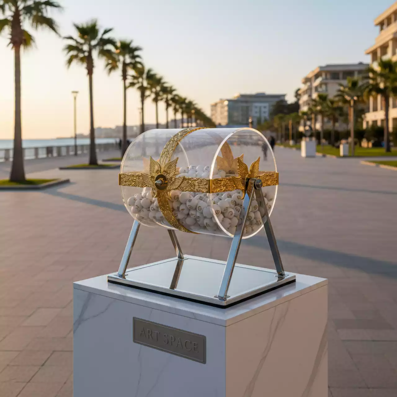 Аренда Лототрон среднего размера на Имеретинской набережной — ART SPACE