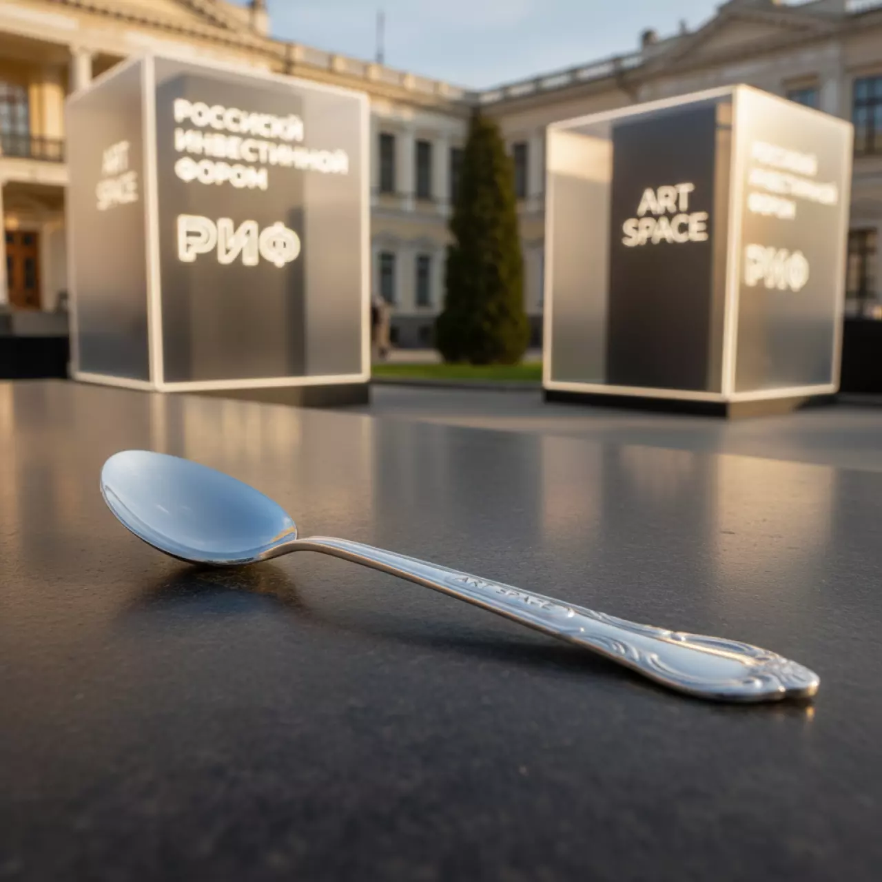 Аренда Ложка чайная Пушкин серебро в усадьбе Голицына — ART SPACE