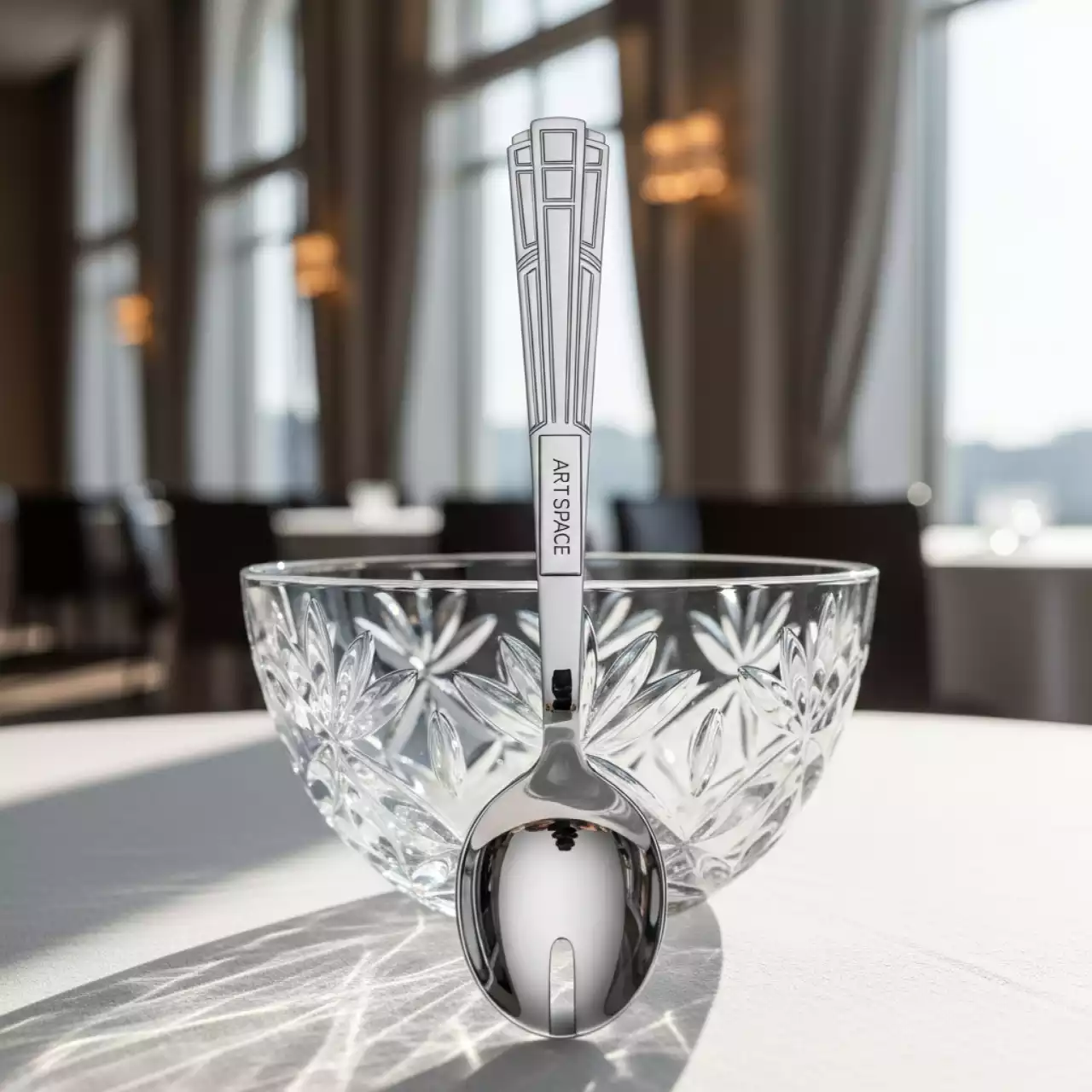 Аренда Ложка гарнирная для раскладки салатов в Karat Resort — ART SPACE