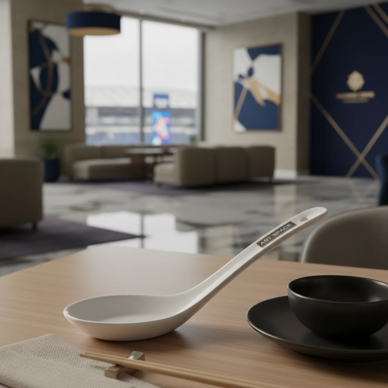 Аренда Ложка мисо белая в казино «Сочи» — ART SPACE