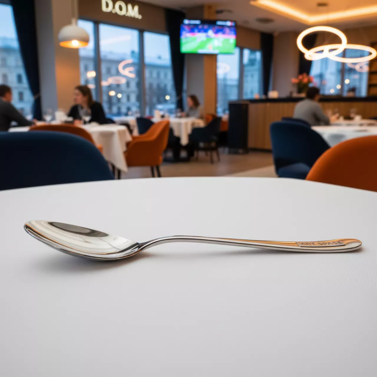 Аренда Ложка столовая Аляска Luxstahl в ресторане «D.O.M» — ART SPACE