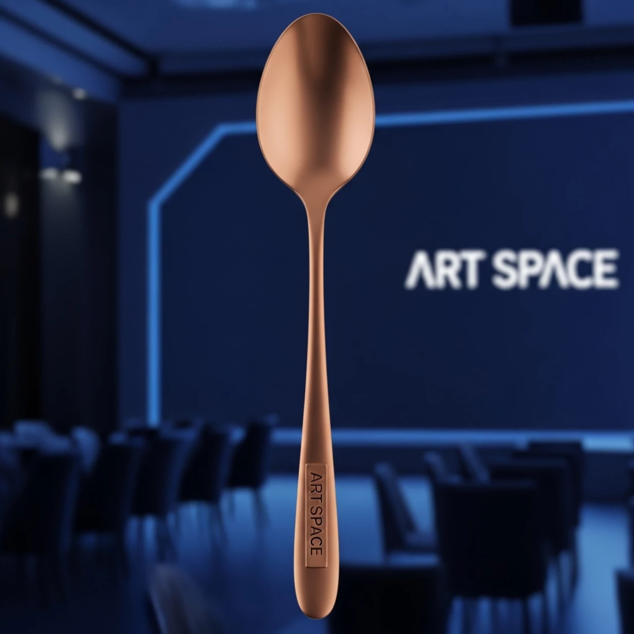 Аренда Ложка столовая розовое золото Sapporo 200 мм на арене «Фишт» — ART SPACE