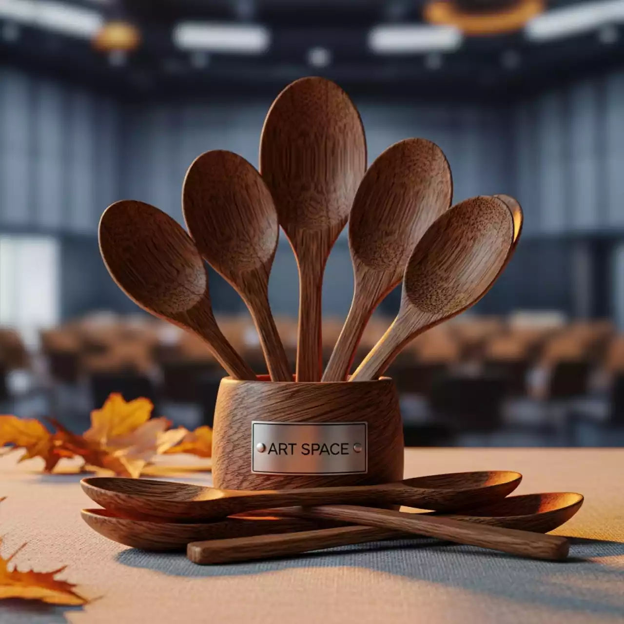 Аренда Ложки деревянные в Delta Sirius — ART SPACE