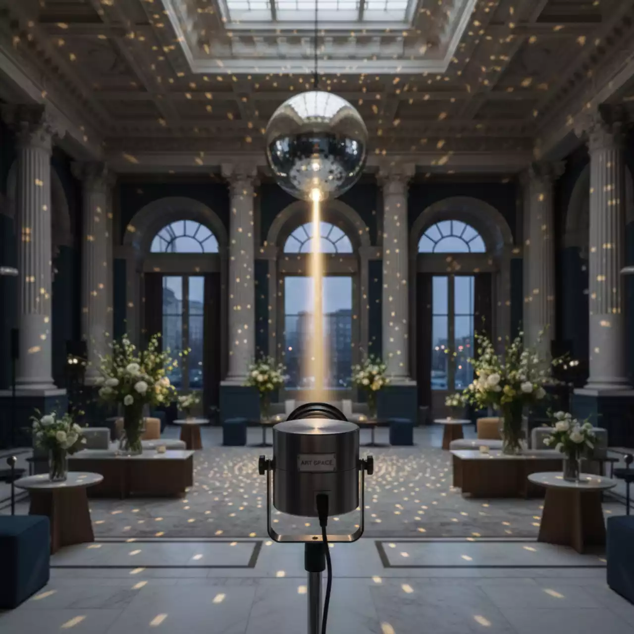 Аренда Луч на зеркальный шар American DJ Saber Spot WW в Red Arena — ART SPACE