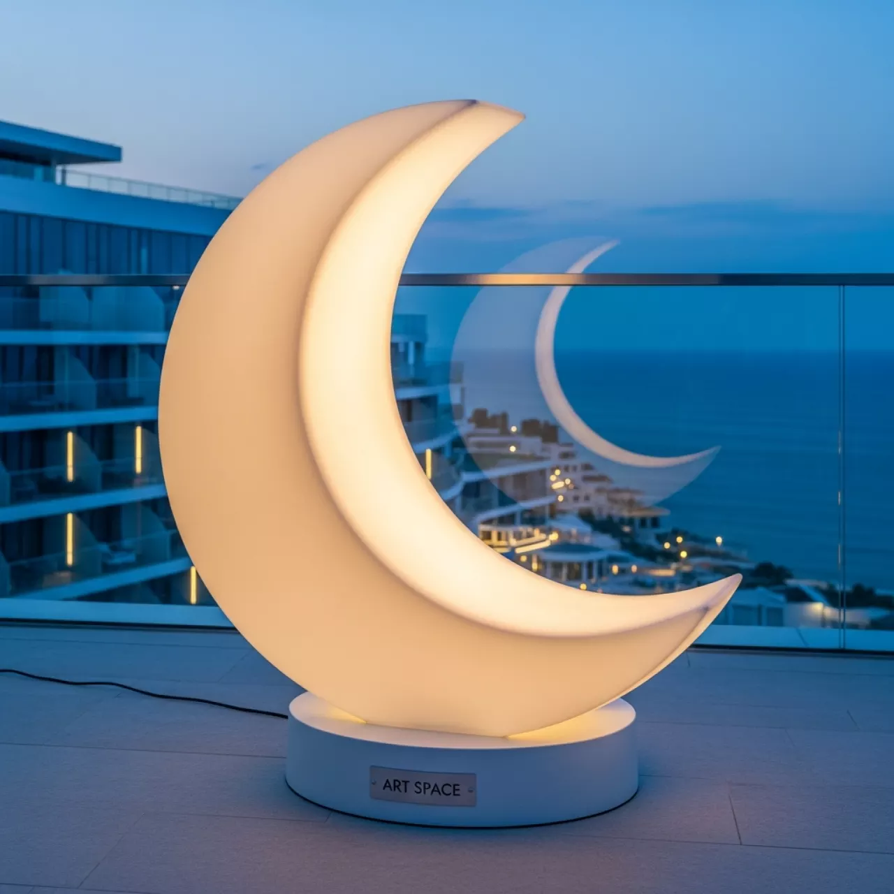 Аренда Луна месяц декоративная в комплексе Sea Galaxy — ART SPACE