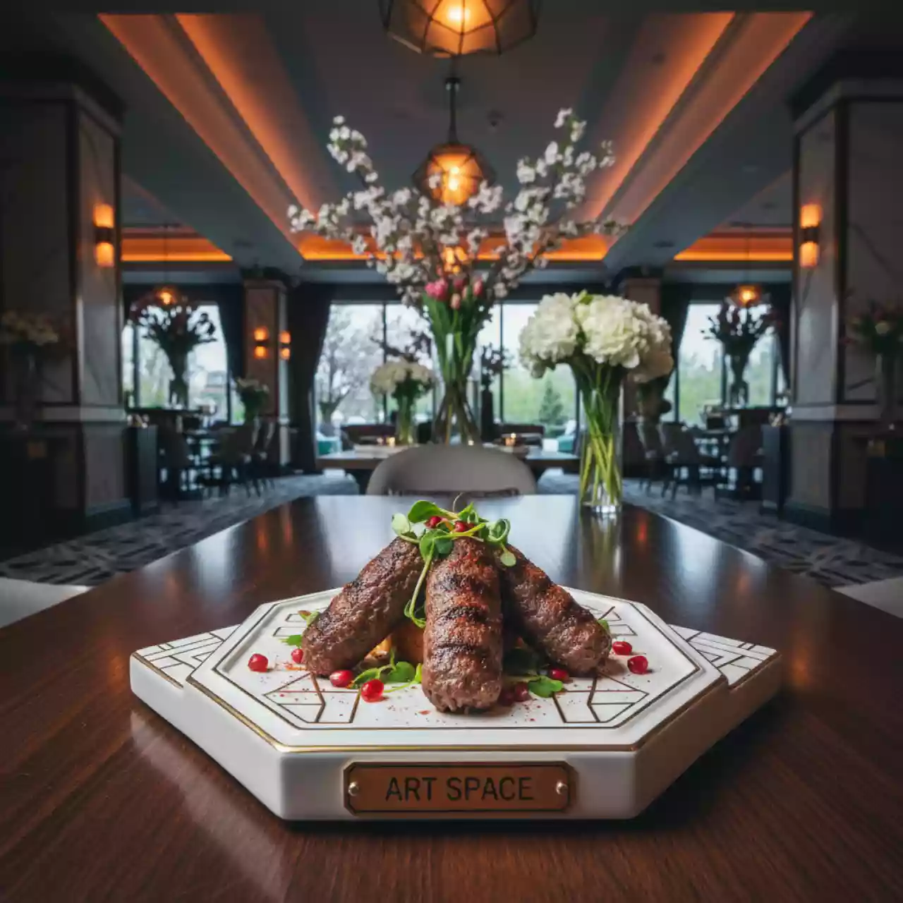 Аренда Люля кебаб из говядины в ресторане «Баран-Рапан» — ART SPACE