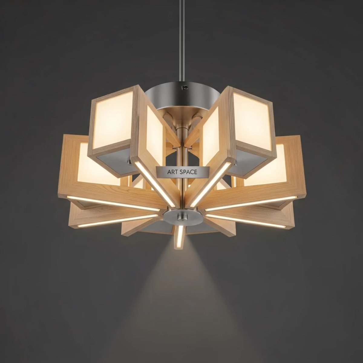 Аренда Люстра световая конструкция на территории Морпорта Сочи — ART SPACE