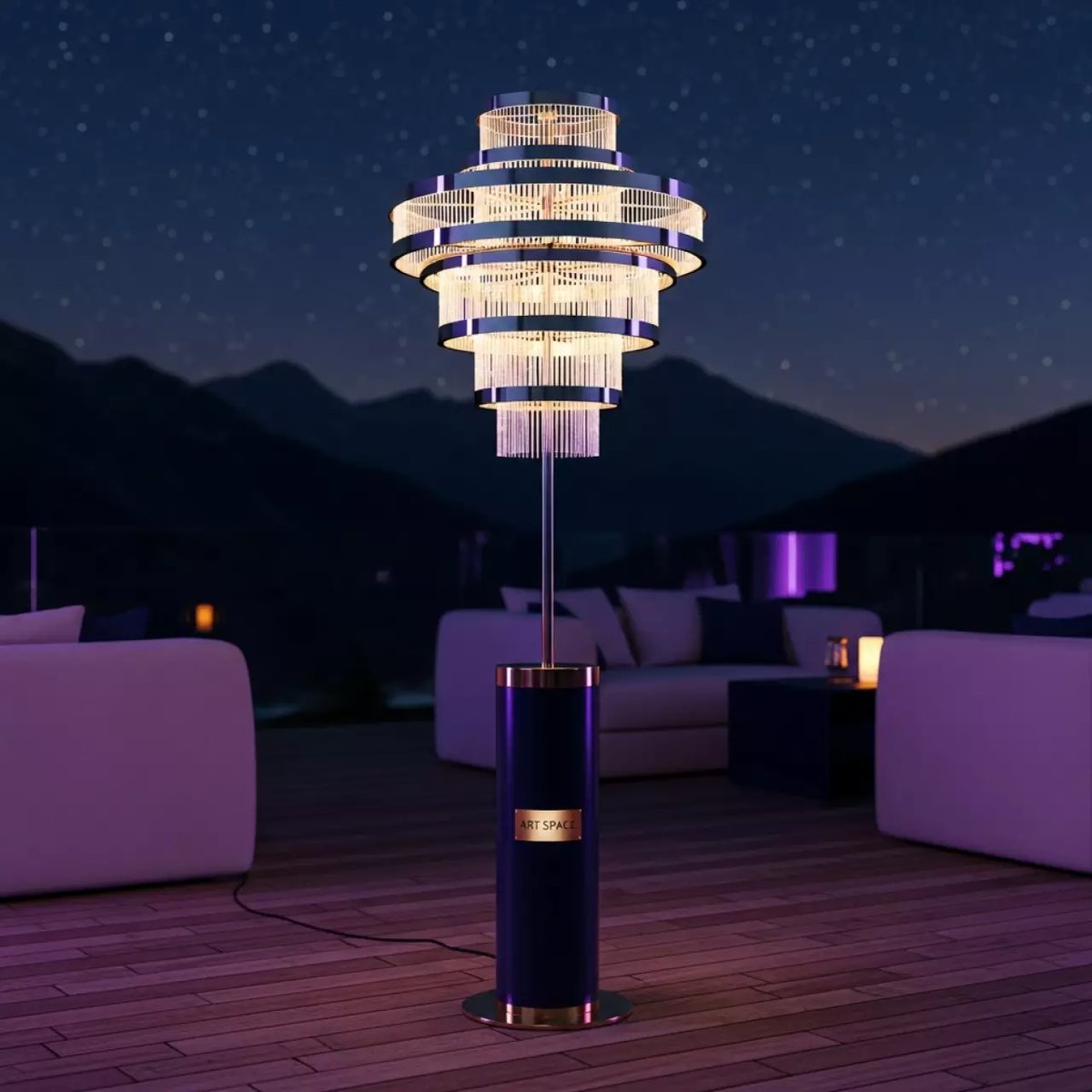 Аренда Люстры торшеры в Rixos Krasnaya Polyana — ART SPACE