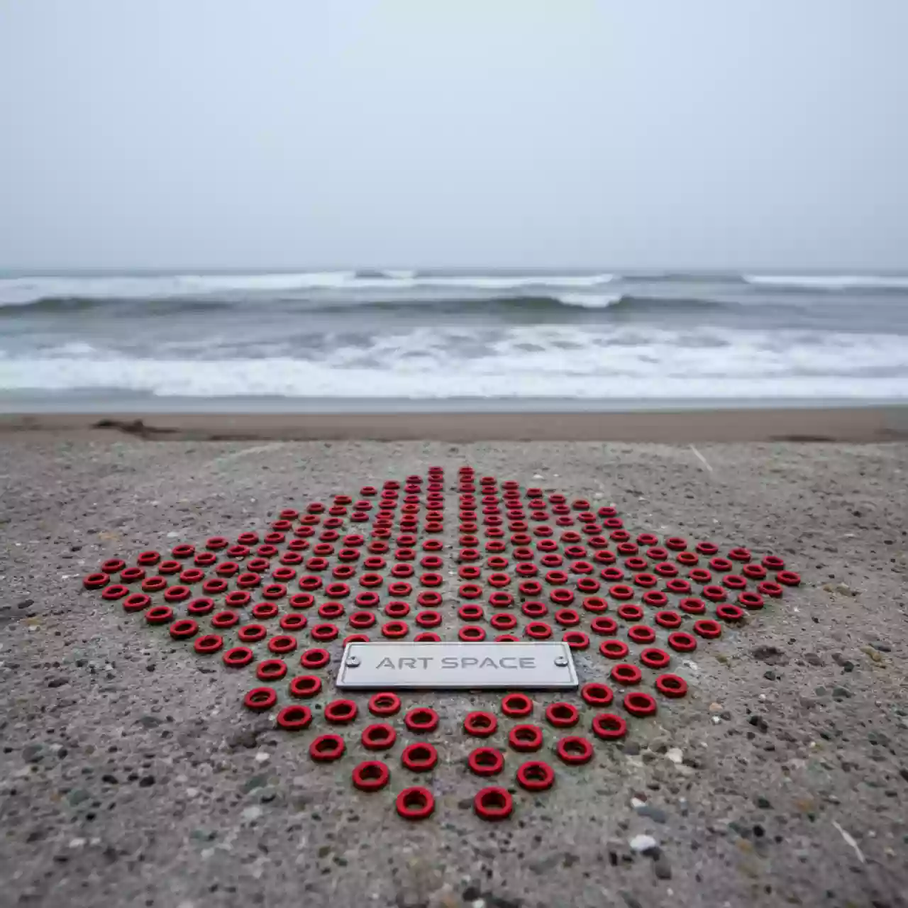 Аренда Люверсы колечки красные Piccolo 4 мм на пляже «Ривьера» — ART SPACE