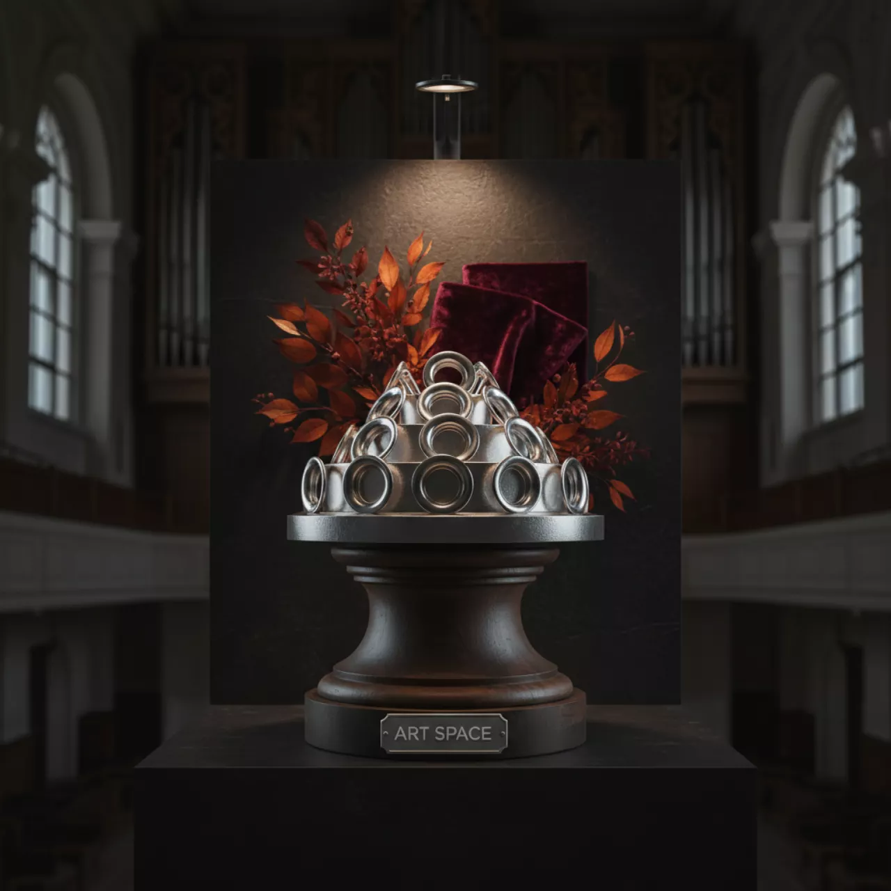 Аренда Люверсы колечки Piccolo серебро 4 мм в Зале органной и камерной музыки — ART SPACE