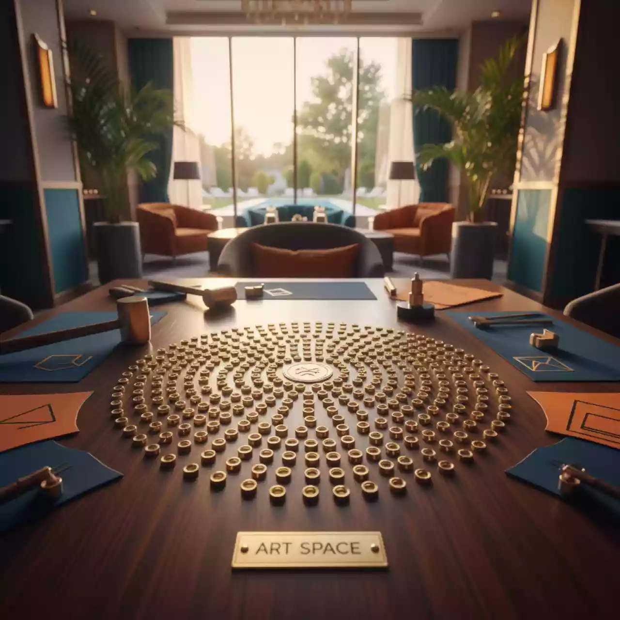 Аренда Люверсы колечки золотые Piccolo 4 мм в Rodina Grand Hotel & SPA — ART SPACE