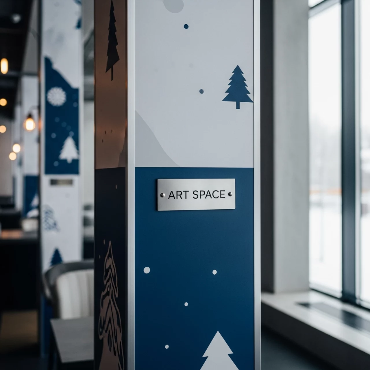 Аренда Магнитный винил WM 0,4 в ресторане «D.O.M» — ART SPACE