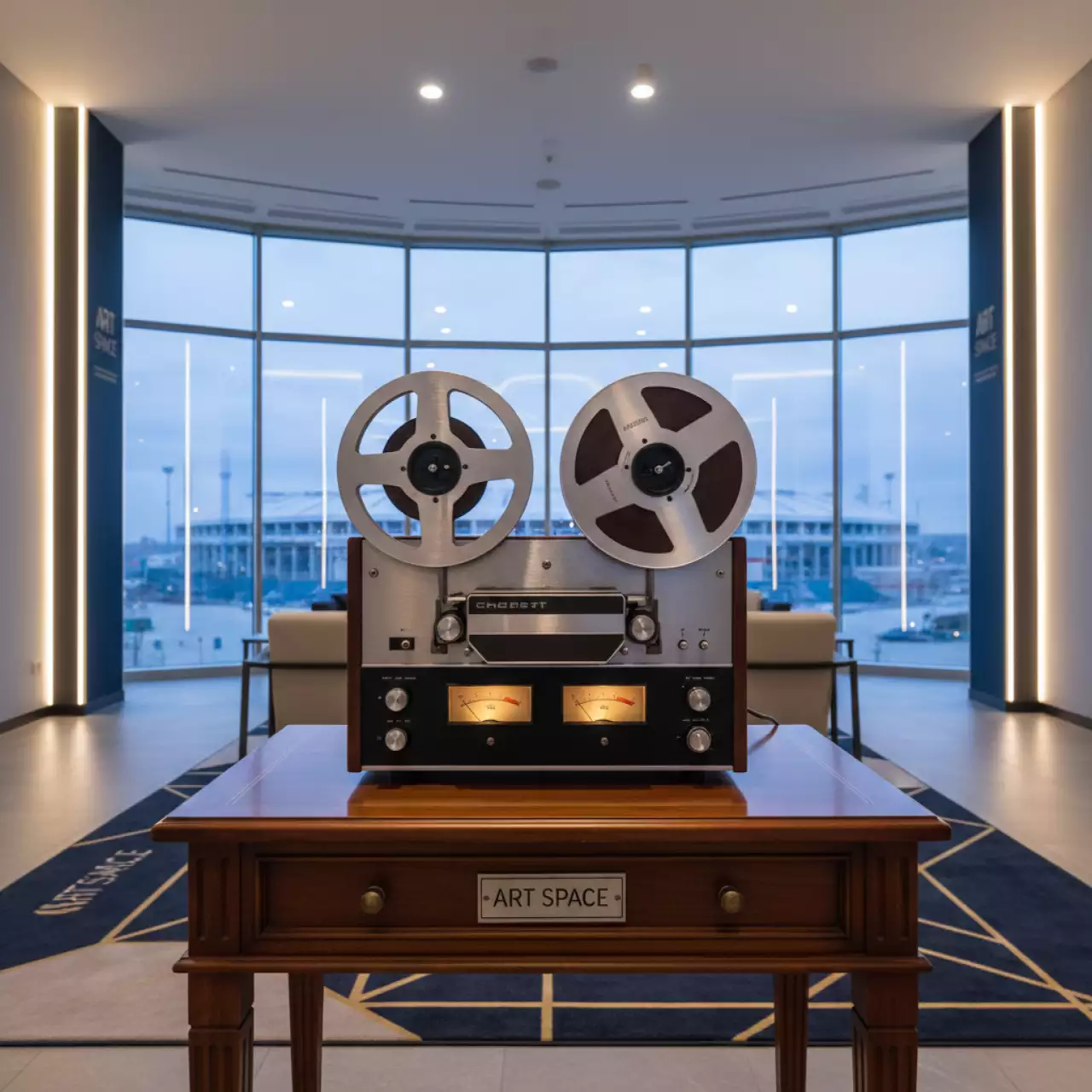 Аренда Магнитофон приставка бобинный Снежеть на арене «Фишт» — ART SPACE