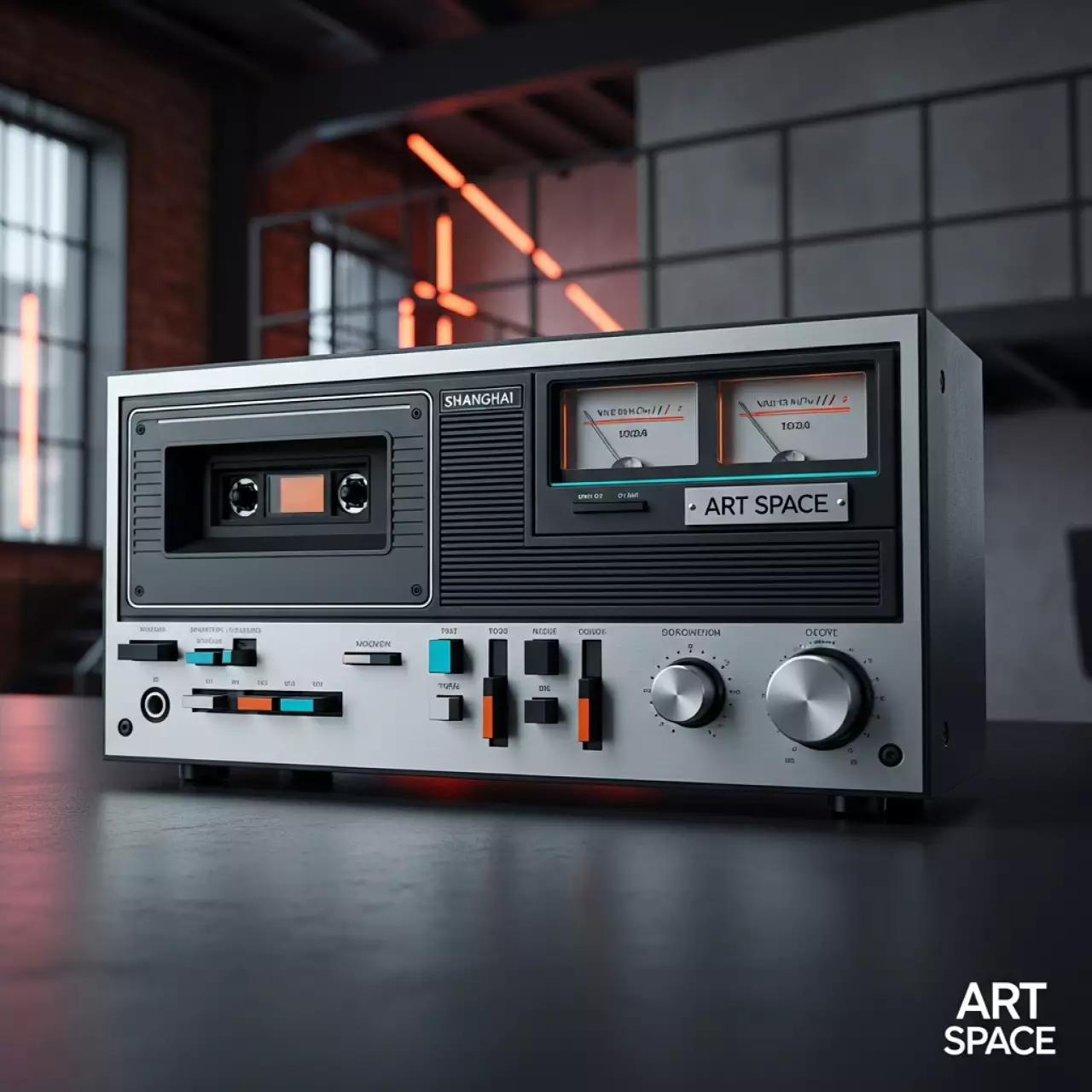 Аренда Магнитола двухкассетная Shanghai в Delta Sirius — ART SPACE