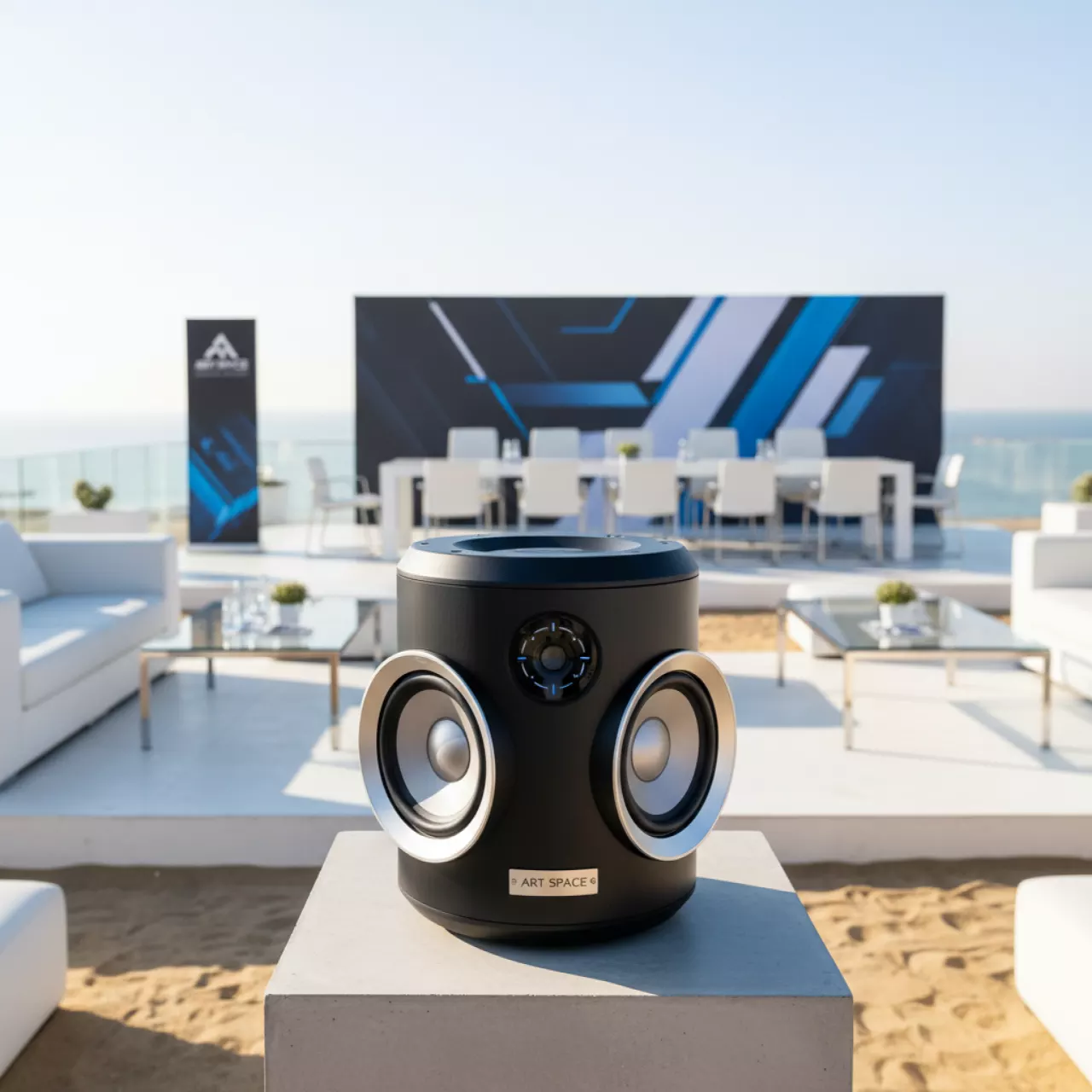 Аренда Магнитола JVC Boomblaster RV NB 10B на пляже «Мандарин» — ART SPACE