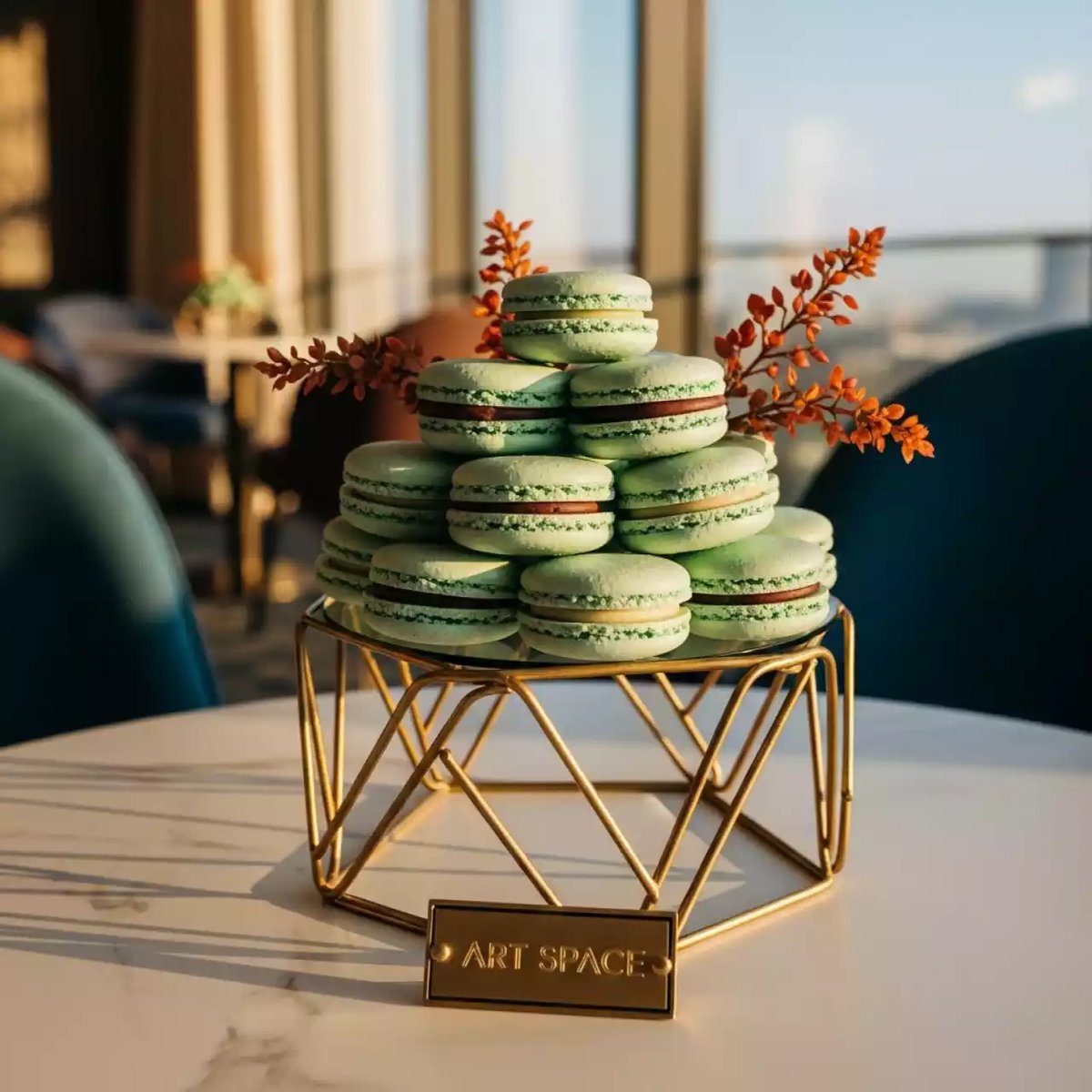 Аренда Макаруны мятные в Novotel Resort — ART SPACE