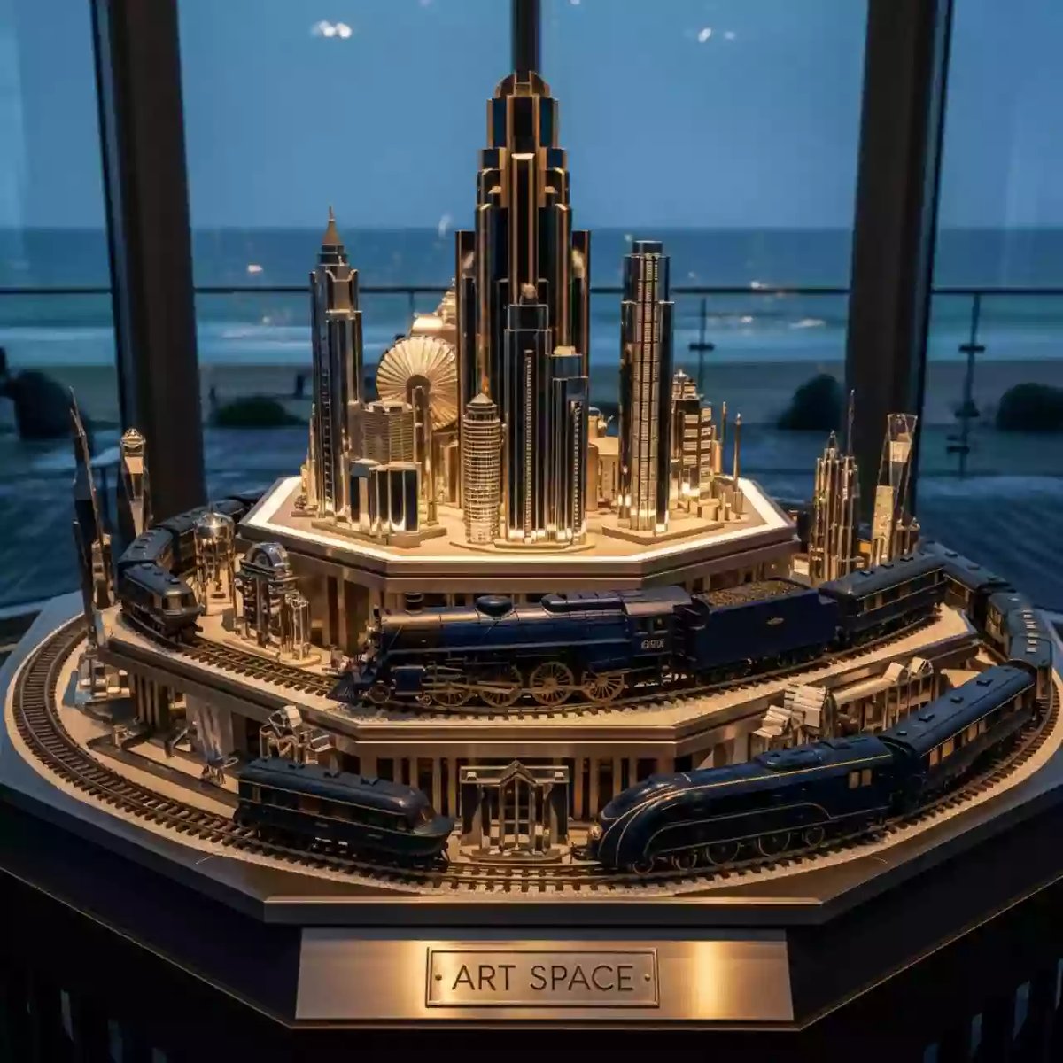 Аренда Макет железной дороги на пляже «Мандарин» — ART SPACE